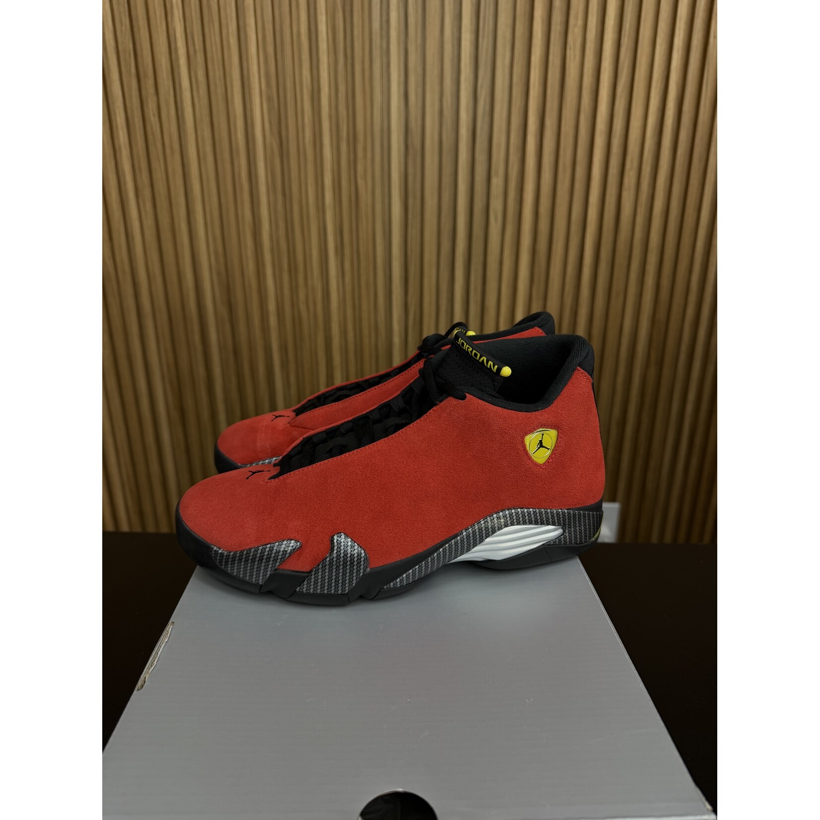 Jordan Jordan 14 Retro Ferrari (2025) Size 9.5, PREOWNED