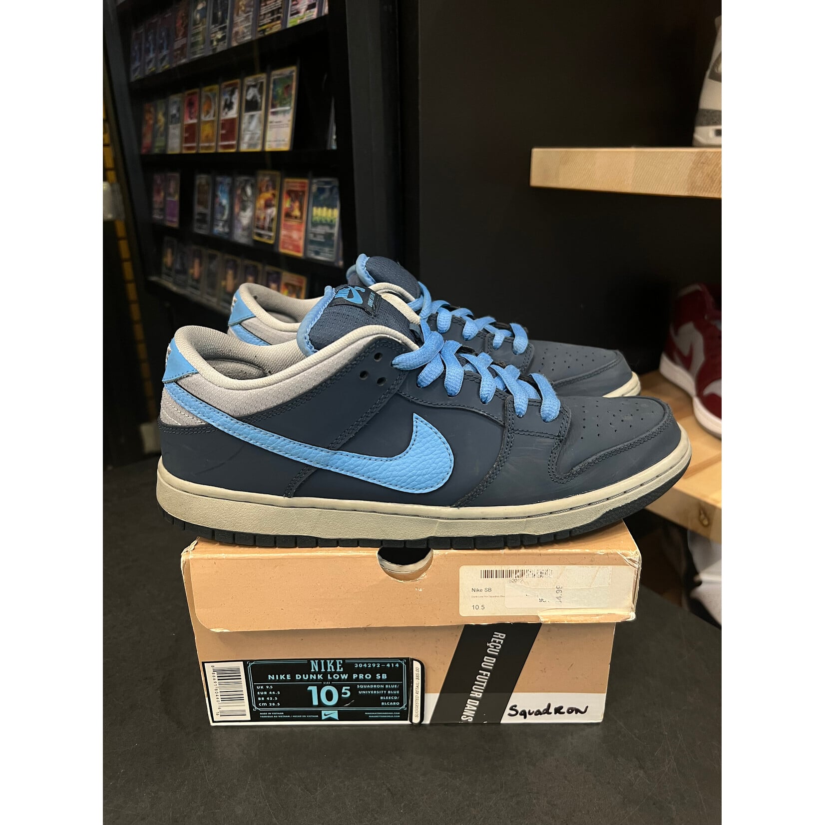 Nike Nike SB Dunk Low Squadron Blue Size 10.5, PREOWNED REPLACEMENT INSOLE