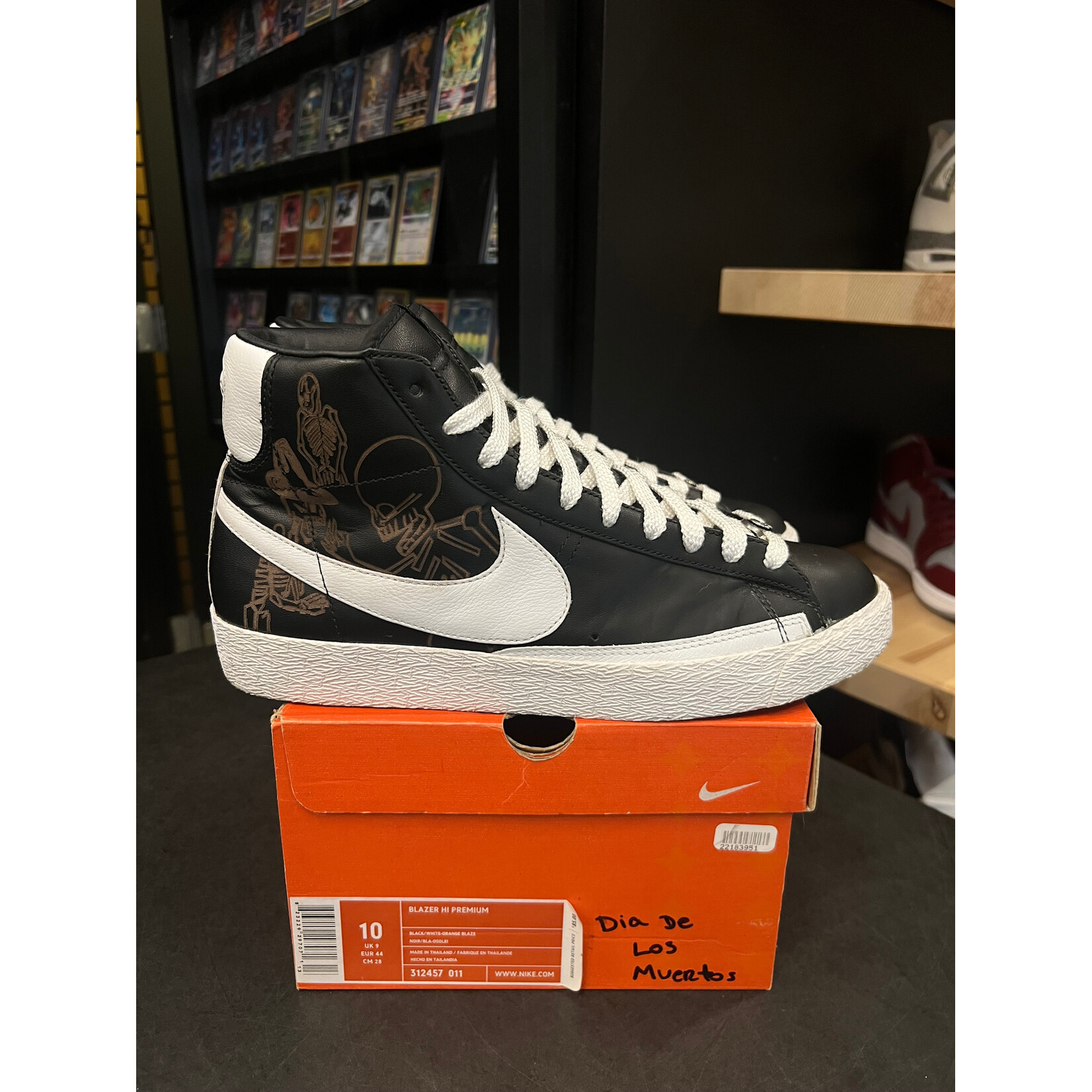 Nike Nike Blazer High Premium Halloween Day of the Dead (2006) Size 10, PREOWNED