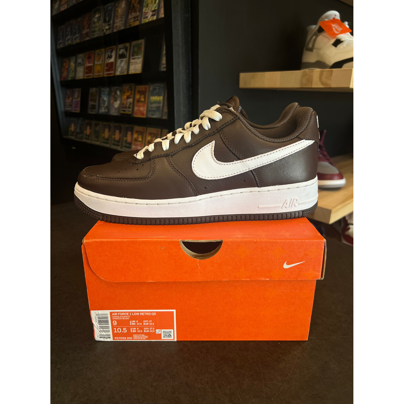 Nike Nike Air Force 1 Low Retro Color of the Month Chocolate Size 9, PREOWNED