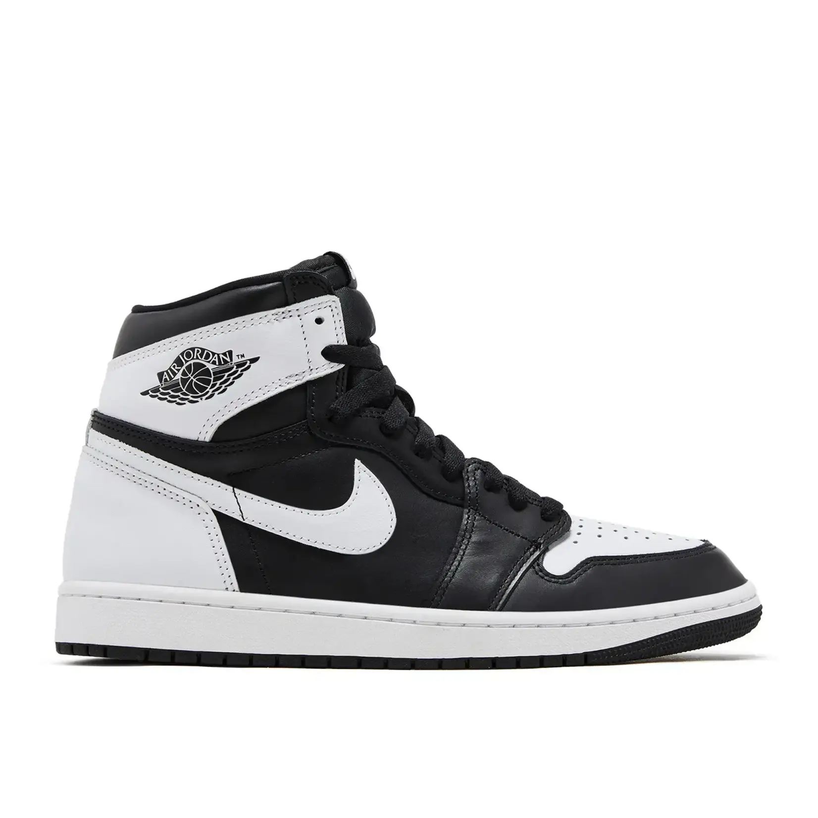 Jordan Jordan 1 Retro High OG Black White Size 11.5, DS BRAND NEW DAMAGED LID