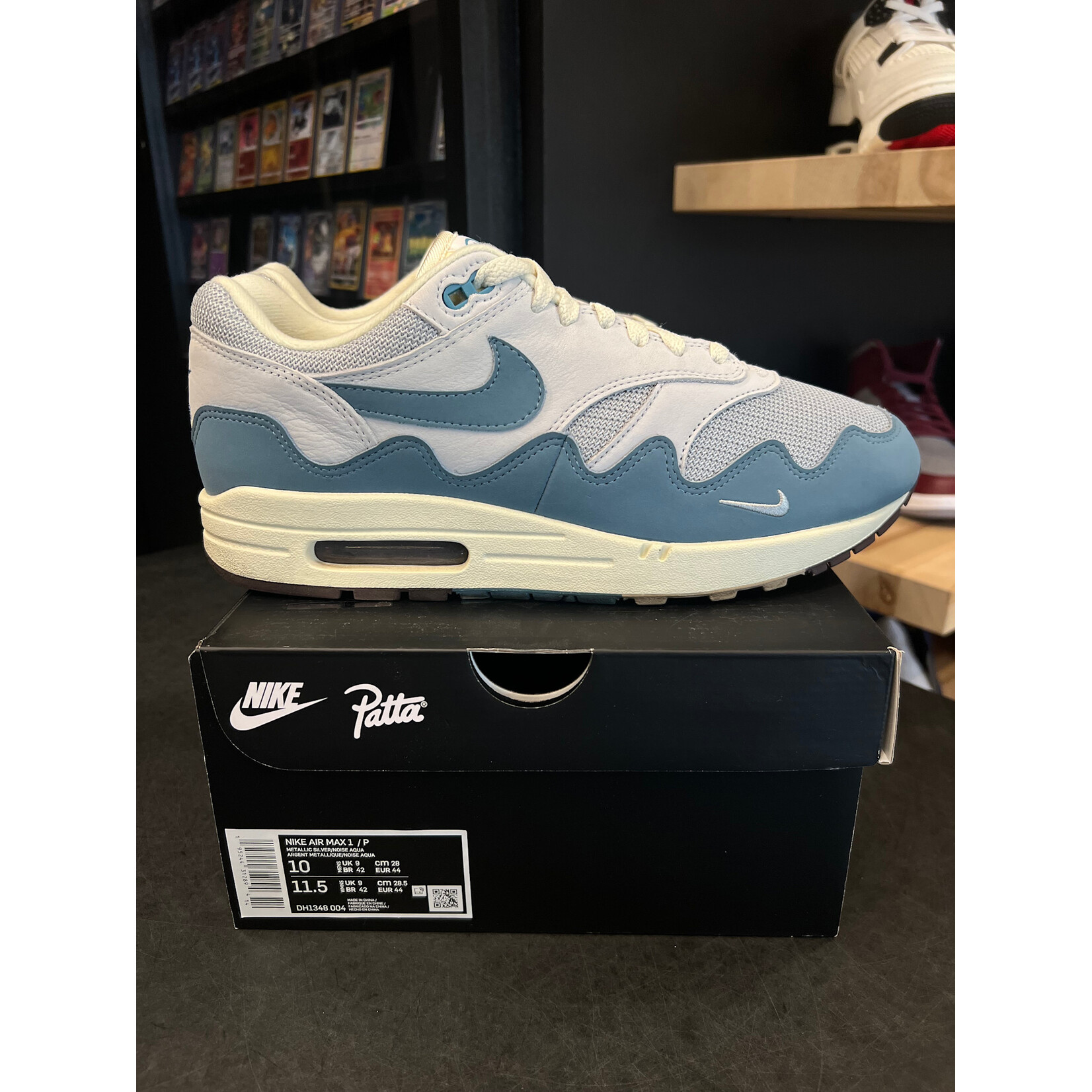 Nike Nike Air Max 1 Patta Waves Noise Aqua (with Bracelet) Size 10, PREOWNED