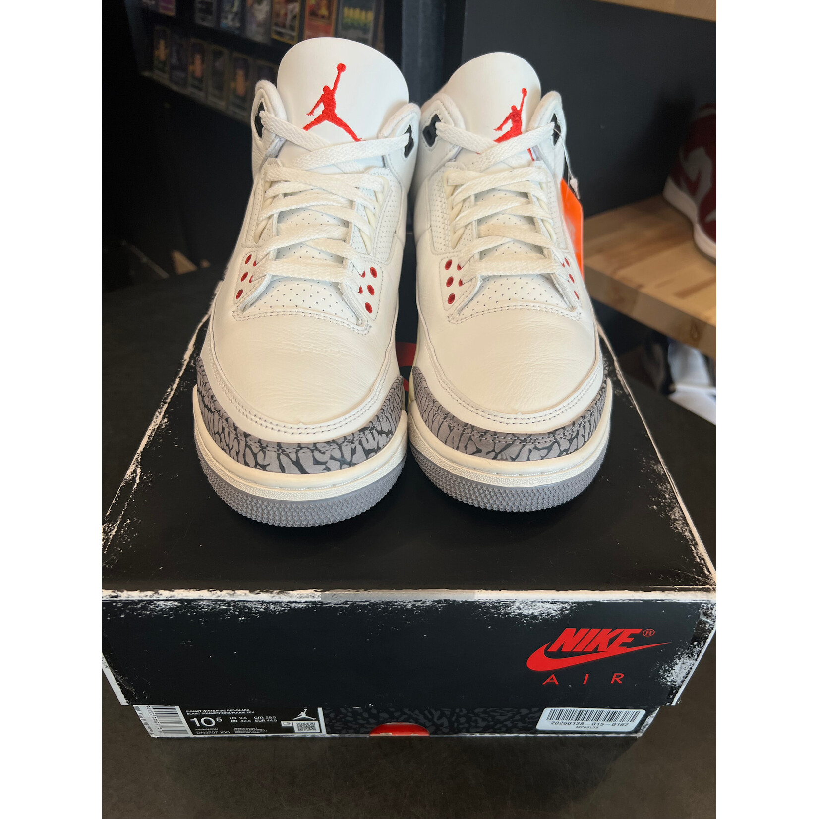 Jordan Jordan 3 Retro White Cement Reimagined Size 10.5, PREOWNED