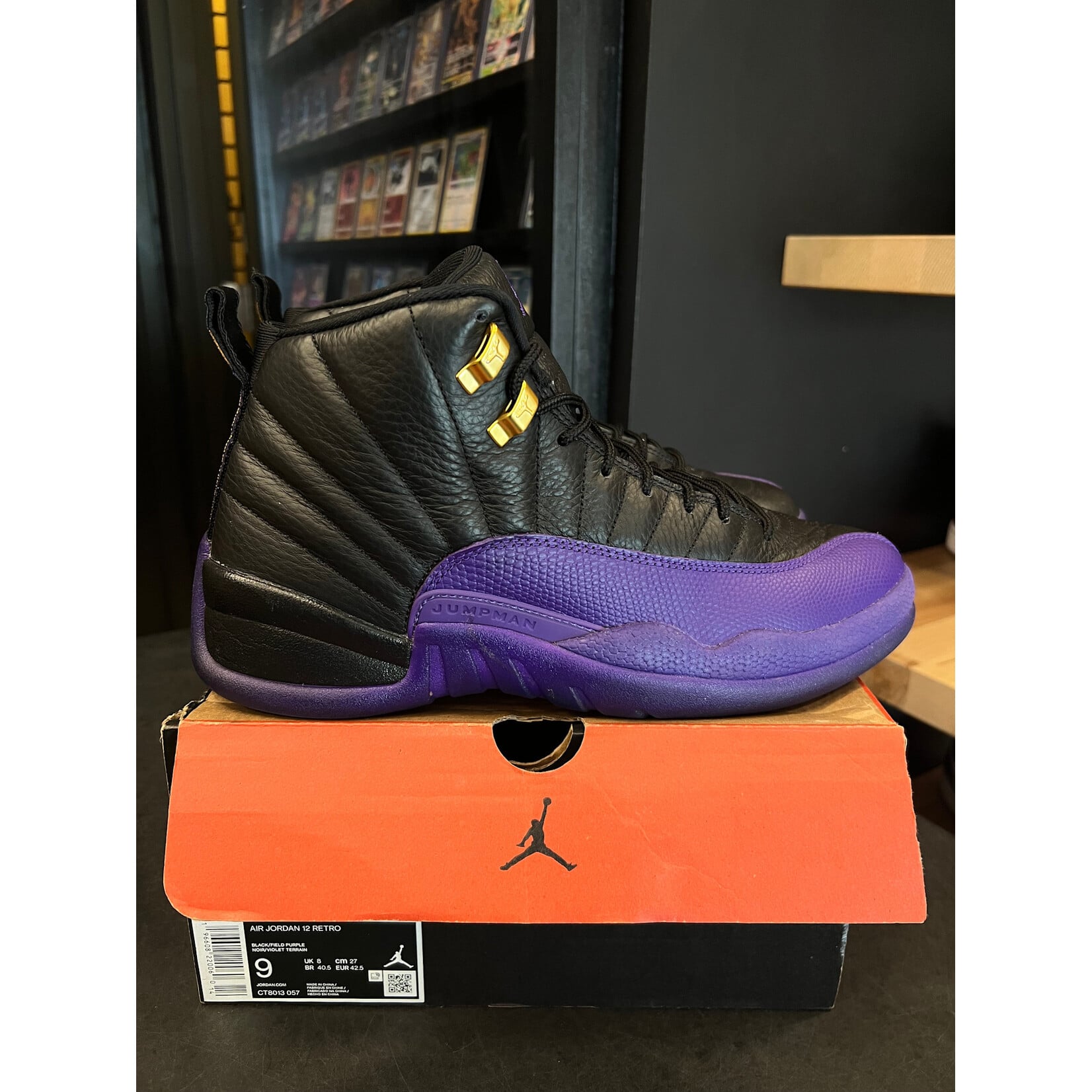 Jordan Jordan 12 Retro Field Purple Size 9, PREOWNED