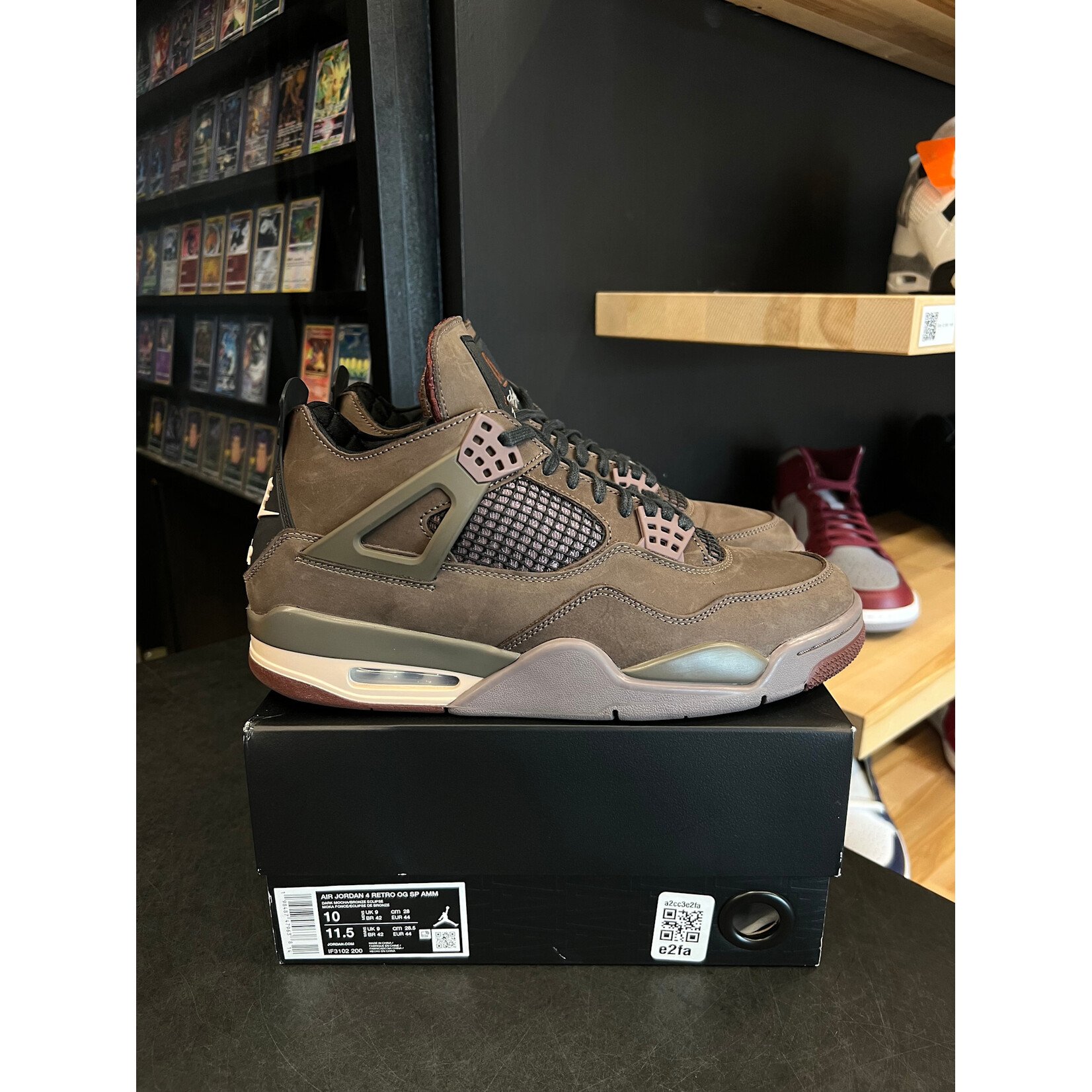 Jordan Jordan 4 Retro SP A Ma Maniére Dark Mocha Size 10, PREOWNED
