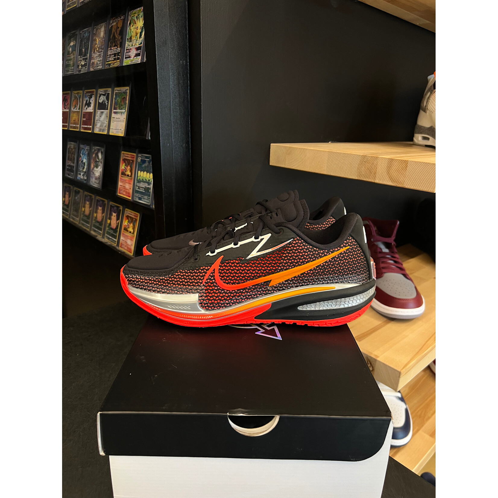 Nike Nike Air Zoom GT Cut Black Bright Crimson Size 11, PREOWNED TRIED ON