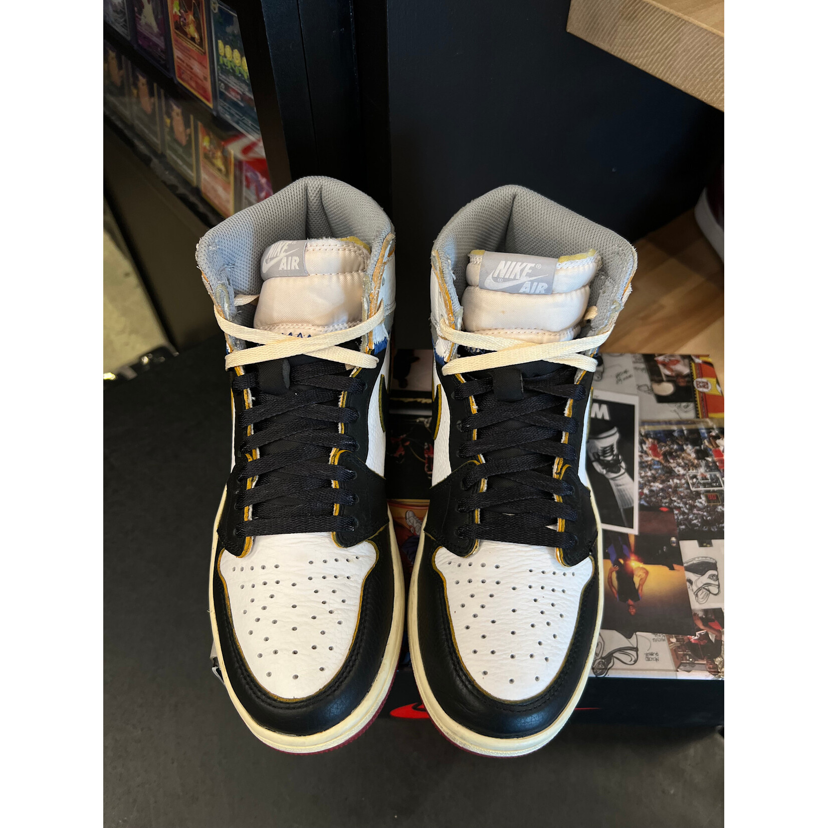 Jordan Jordan 1 Retro High Union Los Angeles Black Toe Size 8.5, PREOWNED