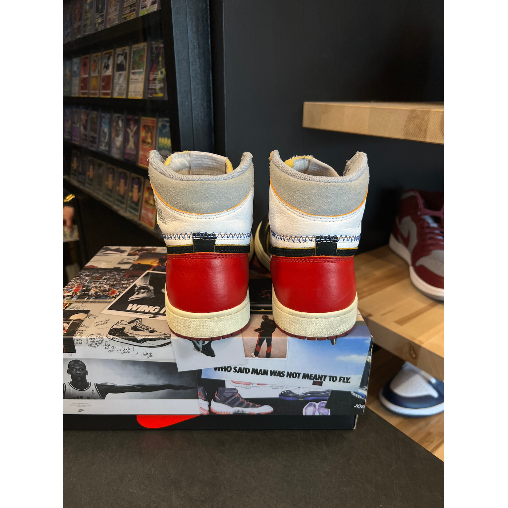 Jordan Jordan 1 Retro High Union Los Angeles Black Toe Size 8.5, PREOWNED