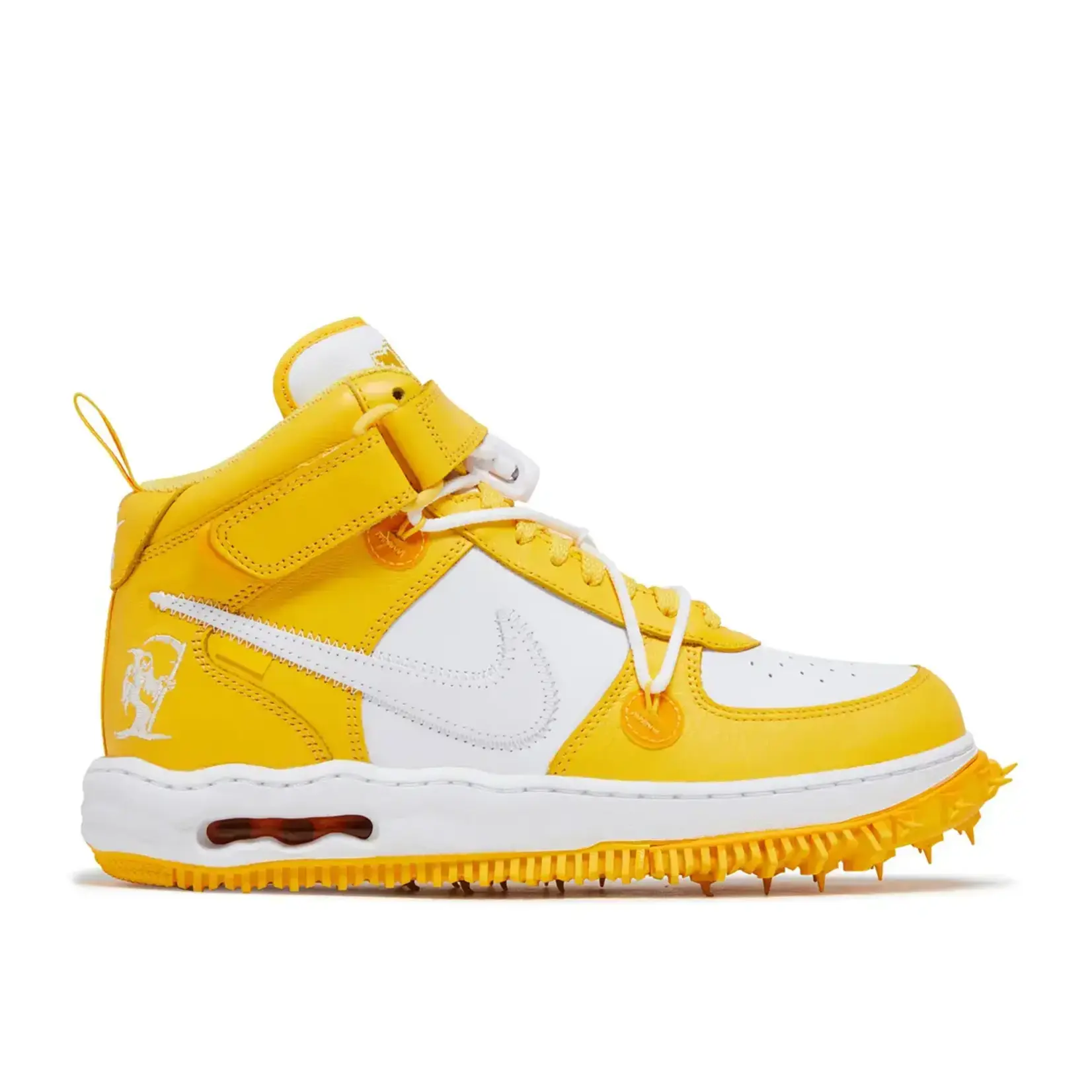 Nike Nike Air Force 1 Mid SP Off-White Varsity Maize Size 11, DS BRAND NEW
