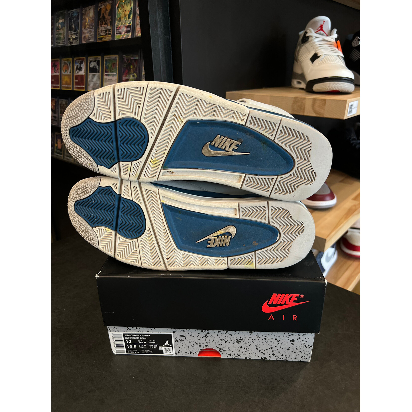 Jordan Jordan 4 Retro Military Blue (2024) Size 12, PREOWNED