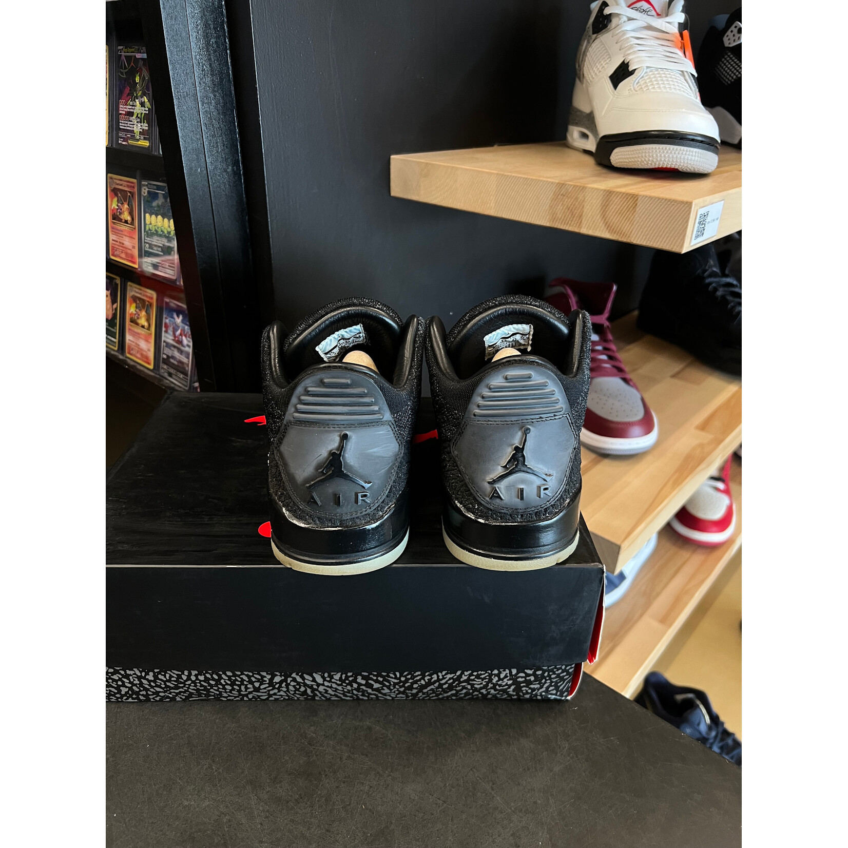 Jordan Jordan 3 Retro Flyknit Black Size 9.5, PREOWNED