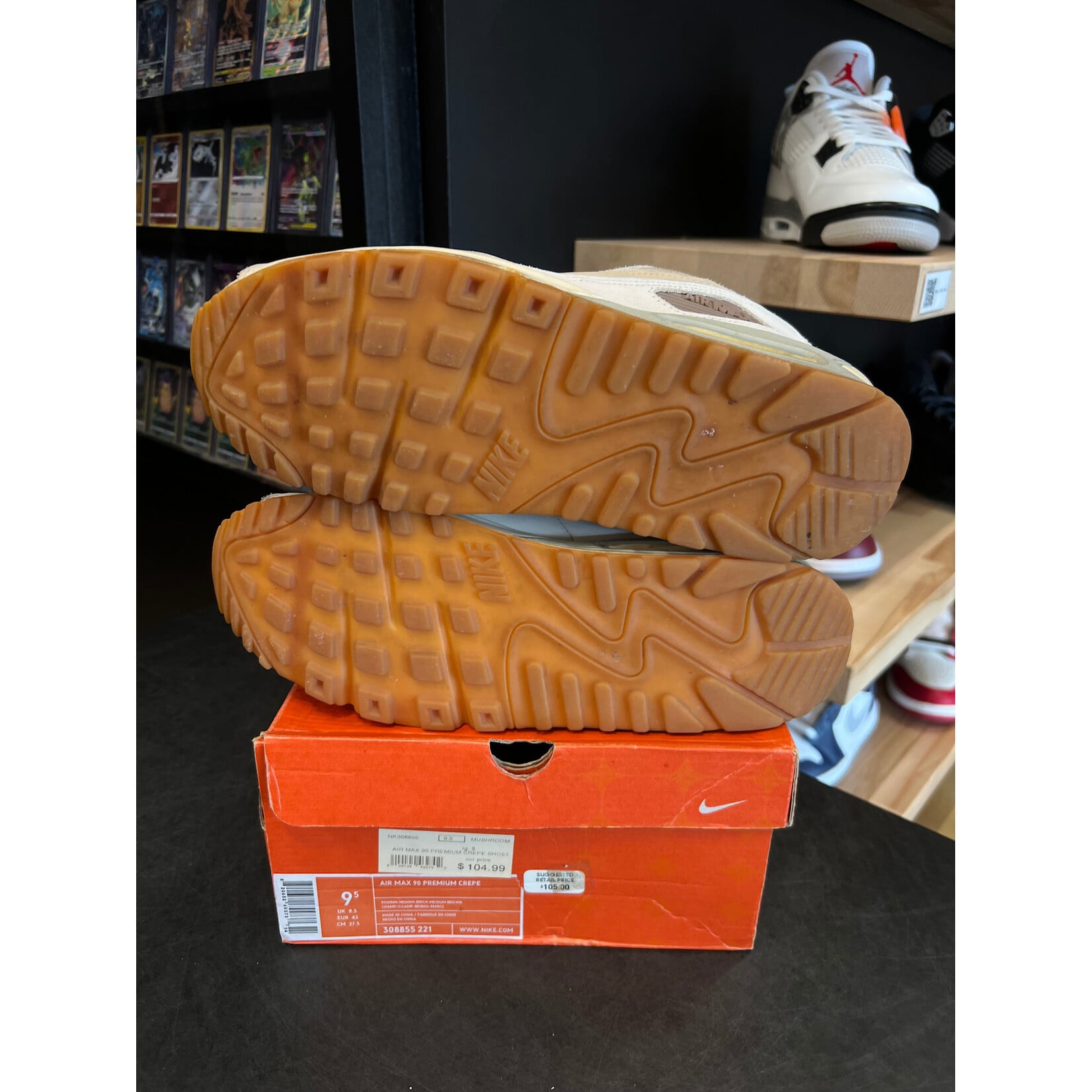 Nike Nike Air Max 90 Premium Crepe Size 9.5, PREOWNED
