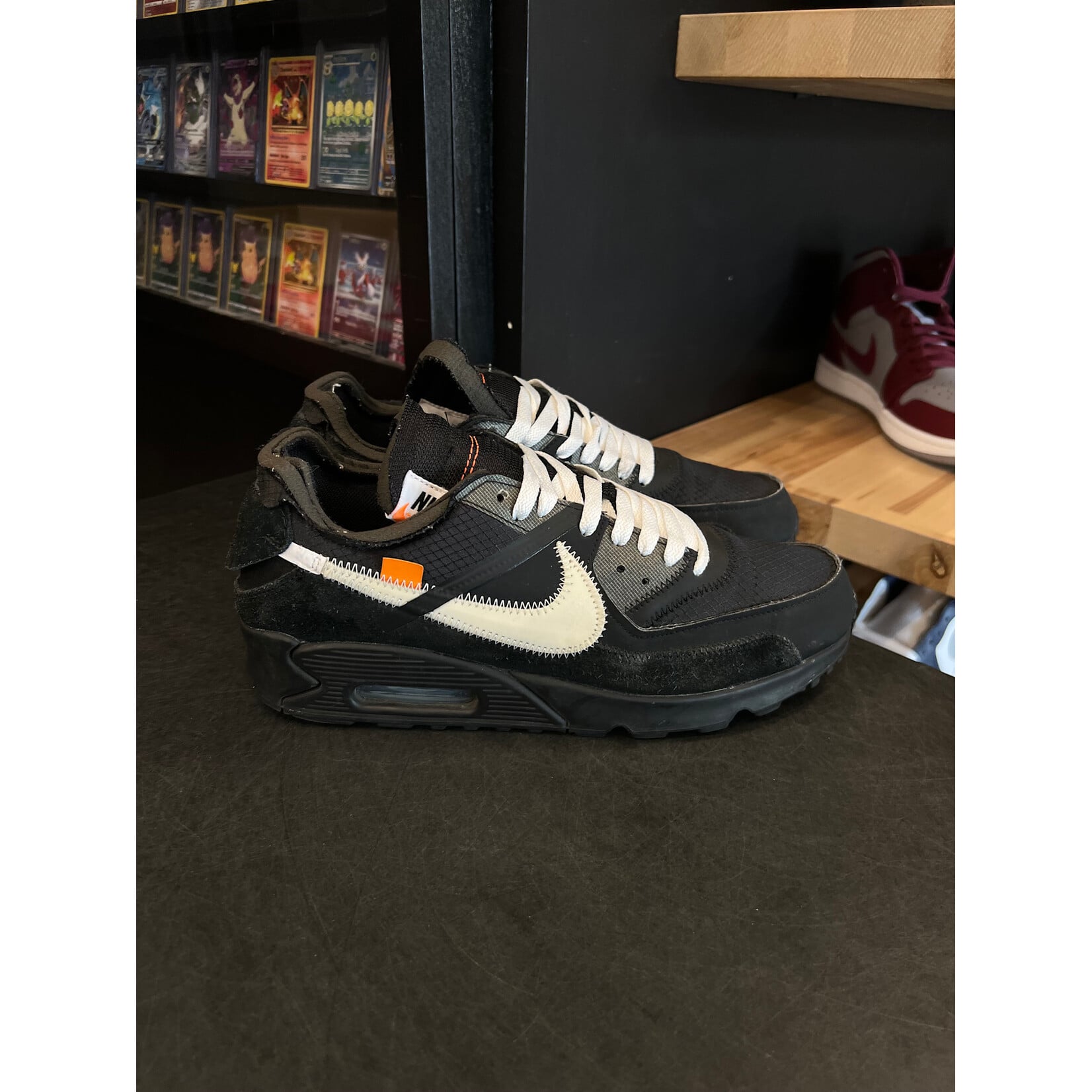 Nike Nike Air Max 90 Off-White Black Size 9.5, PREOWNED NO INSOLE NO TAG