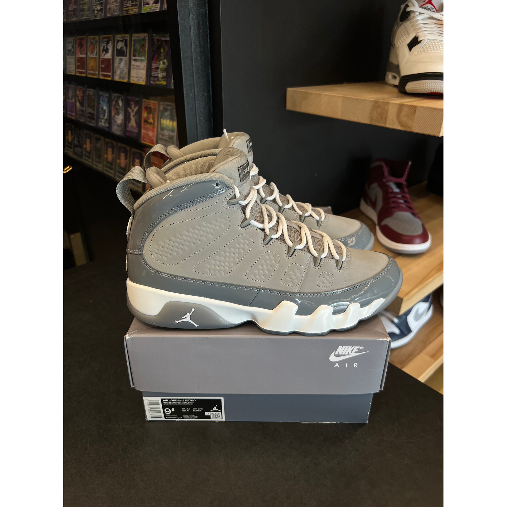 Jordan Jordan 9 Retro Cool Grey (2025) Size 9.5, PREOWNED