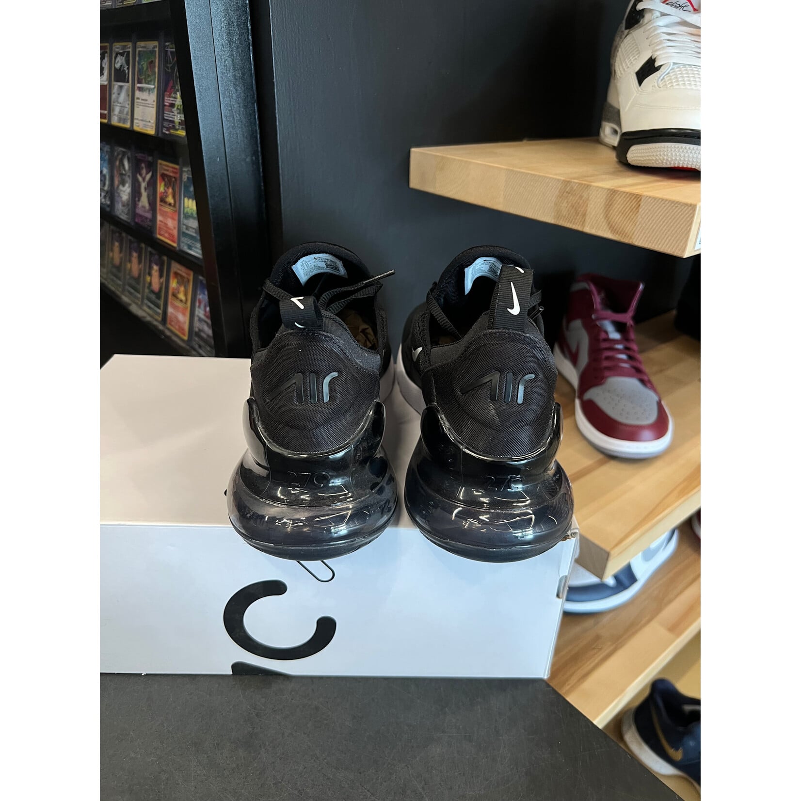 Nike Nike Air Max 270 Black White Size 12.5, PREOWNED