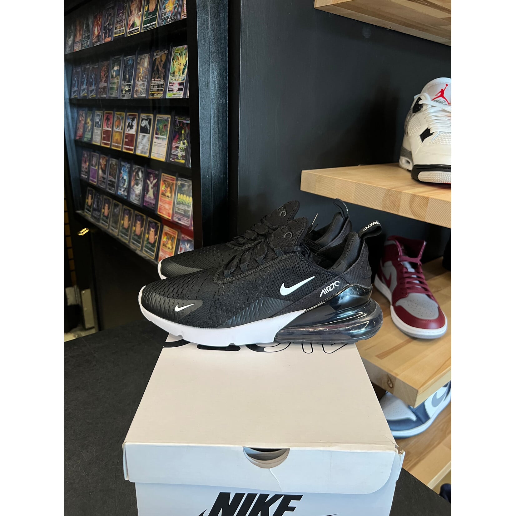 Nike Nike Air Max 270 Black White Size 12.5, PREOWNED
