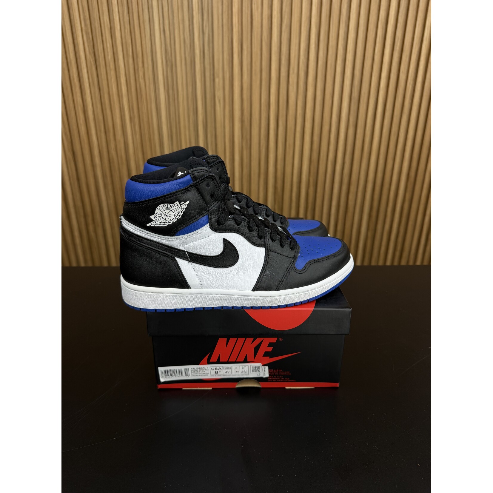 Jordan Jordan 1 Retro High Royal Toe Size 8.5, PREOWNED