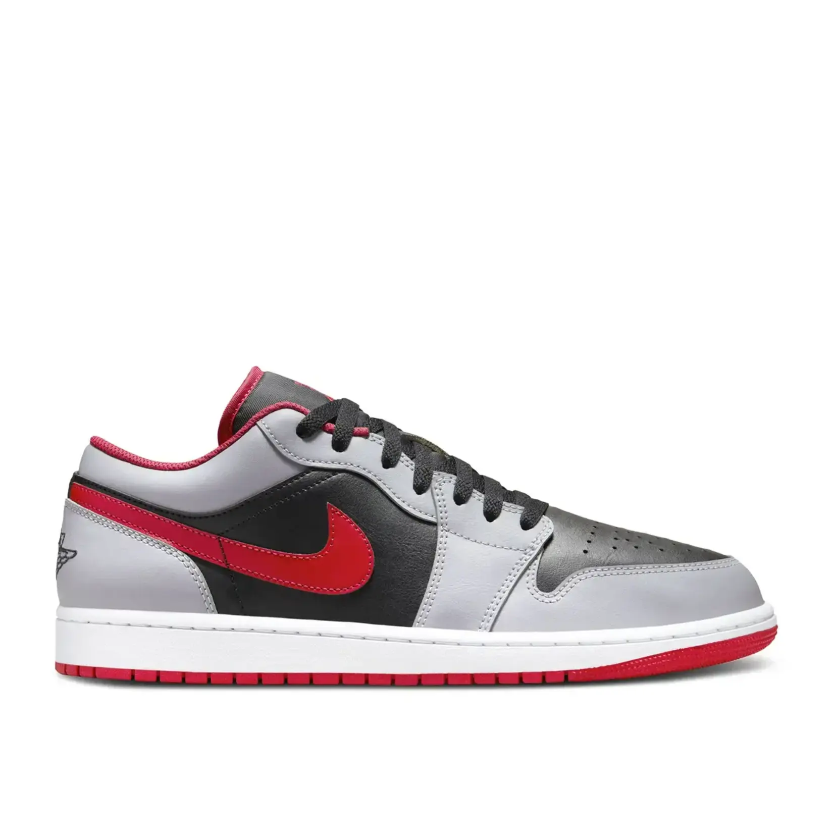 Jordan Jordan 1 Low Black Light Smoke Grey Gym Red Size 9, DS BRAND NEW NO BOX