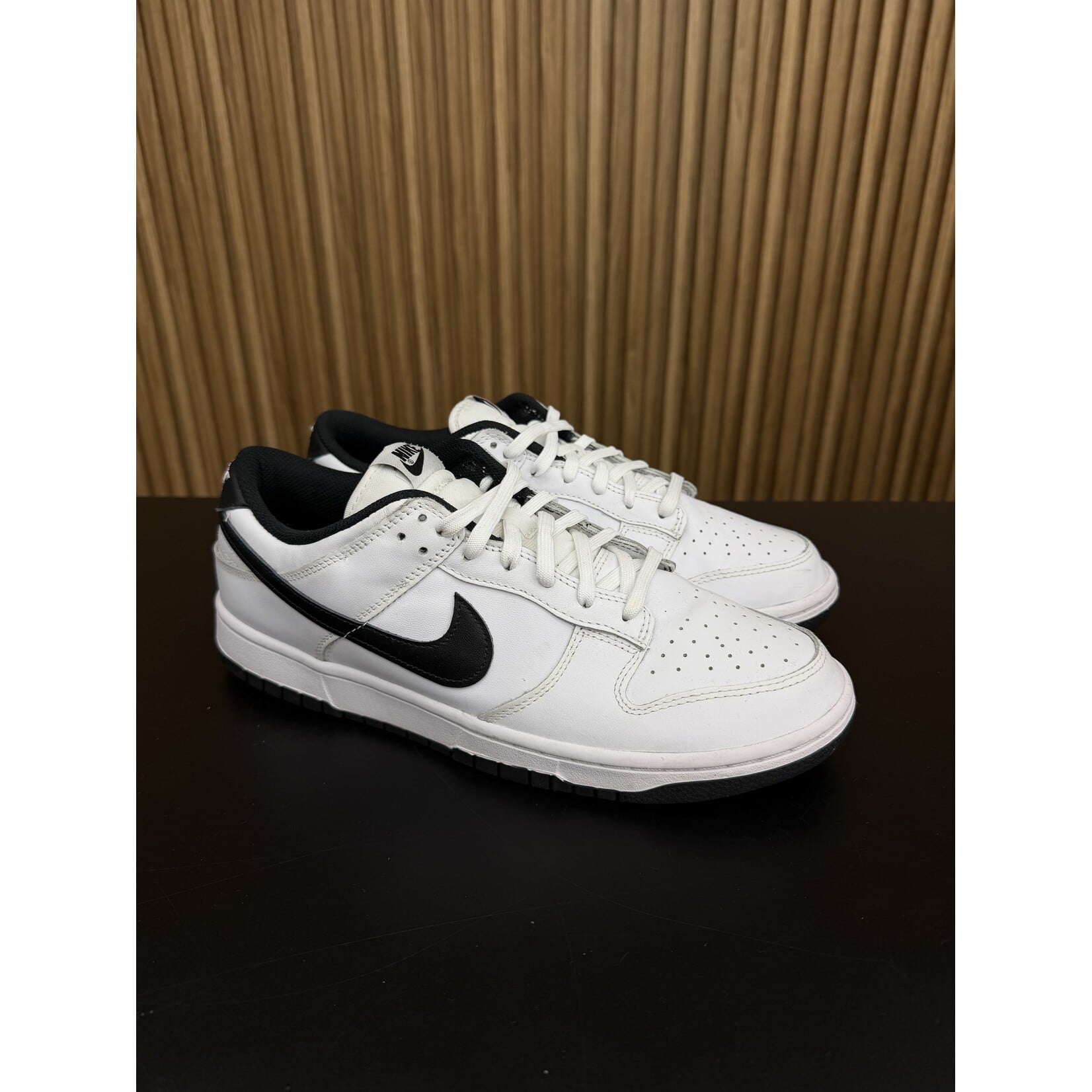 Nike Nike Dunk Low White Black (2022) (Women's) Size 11W, PREOWNED