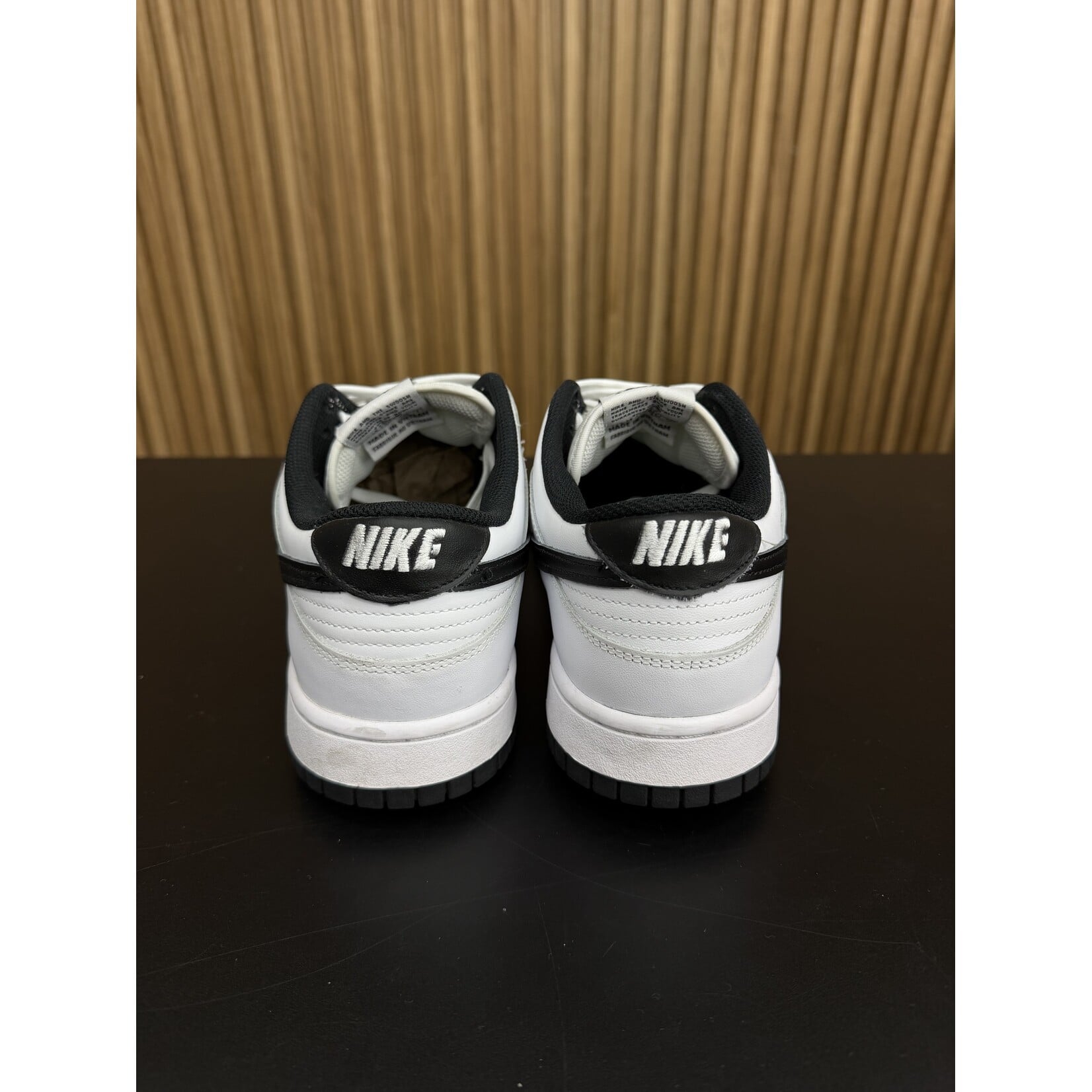 Nike Nike Dunk Low White Black (2022) (Women's) Size 11W, PREOWNED