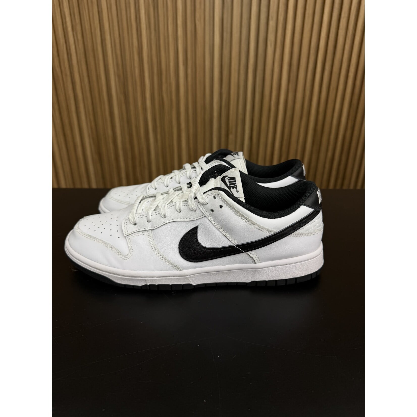 Nike Nike Dunk Low White Black (2022) (Women's) Size 11W, PREOWNED
