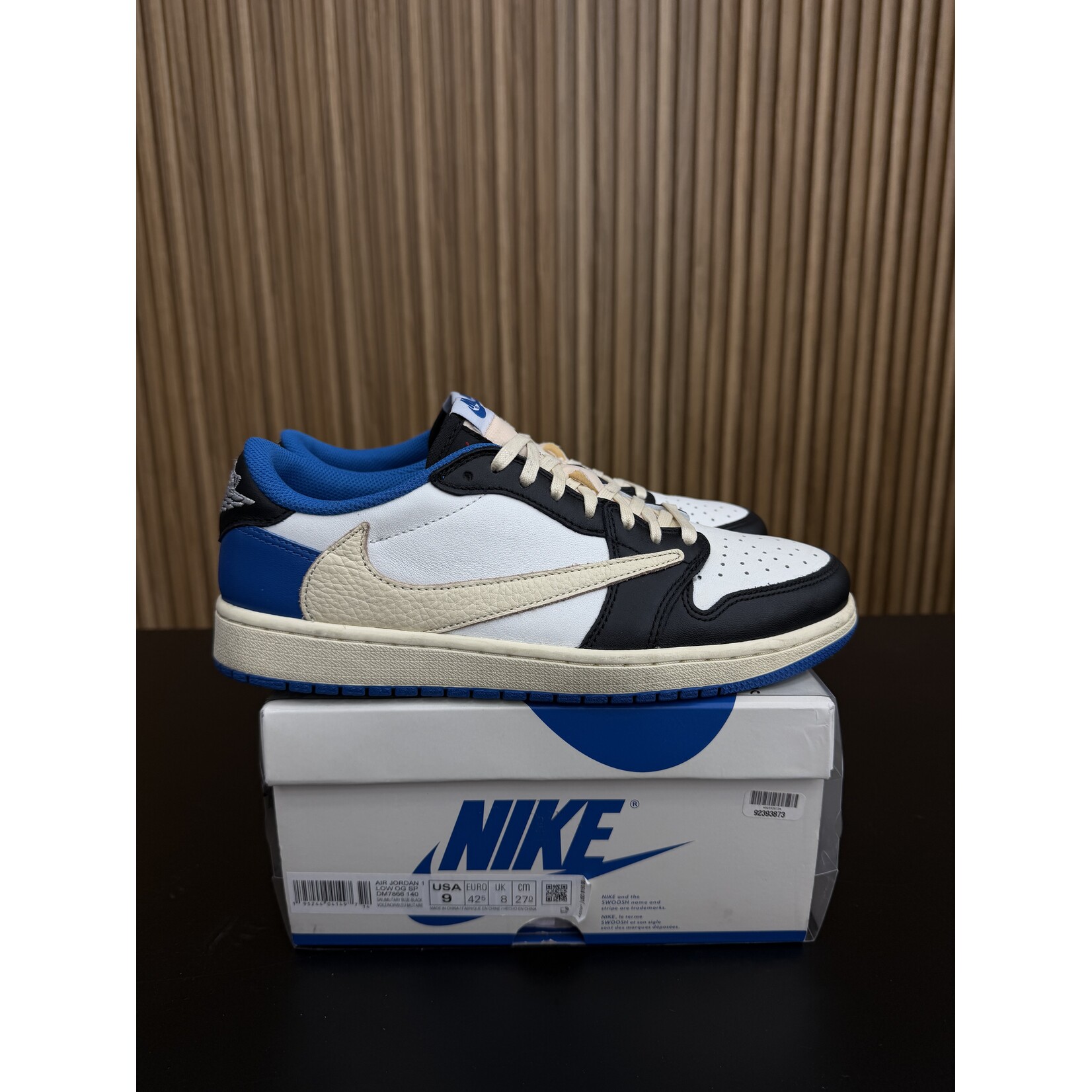 Jordan Jordan 1 Retro Low OG SP Fragment x Travis Scott Size 9, PREOWNED