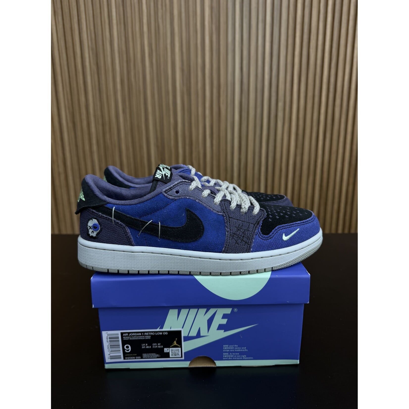 Jordan Jordan 1 Retro Low OG Zion Williamson Voodoo Alternate Size 9, PREOWNED