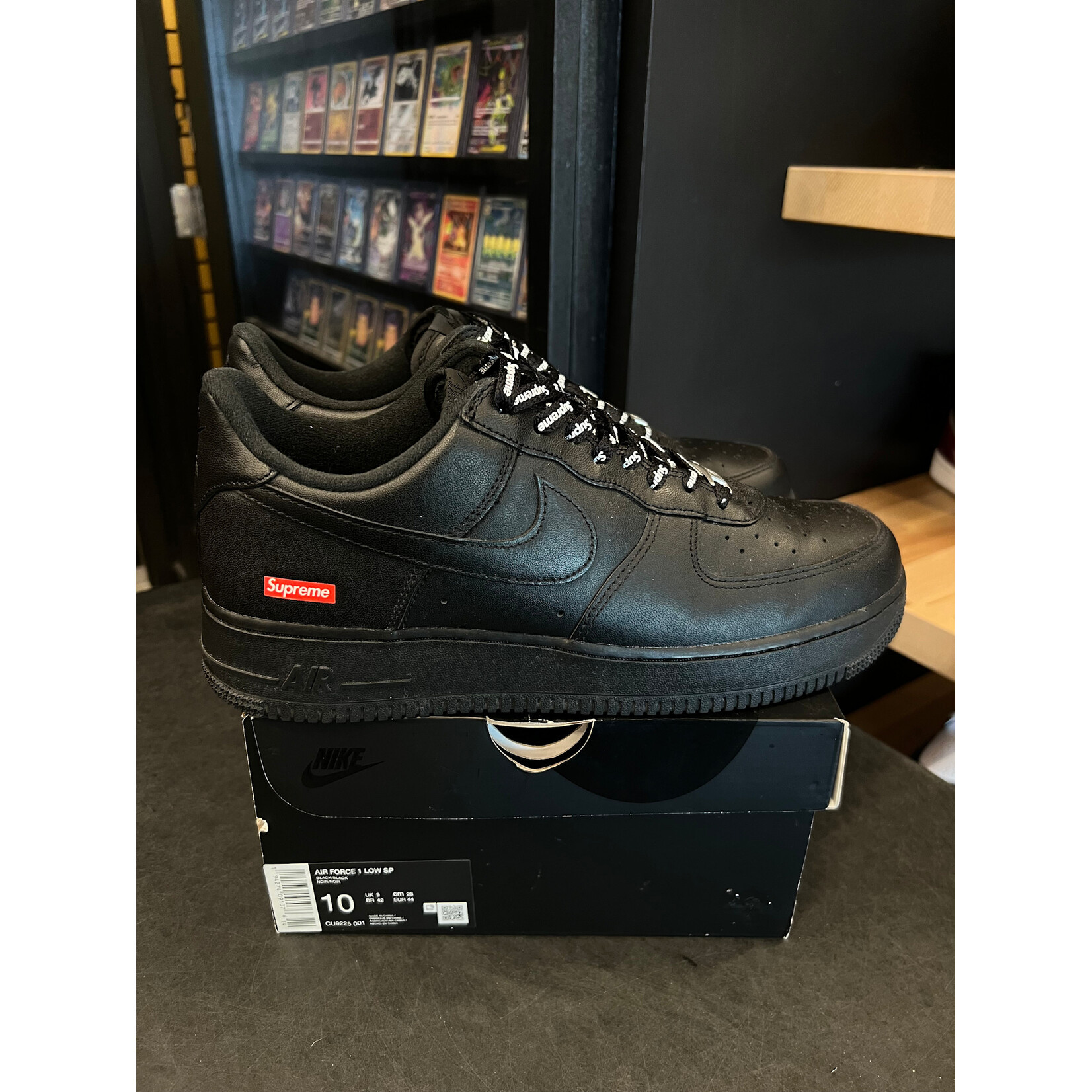 Nike Nike Air Force 1 Low Supreme Black Size 10, PREOWNED