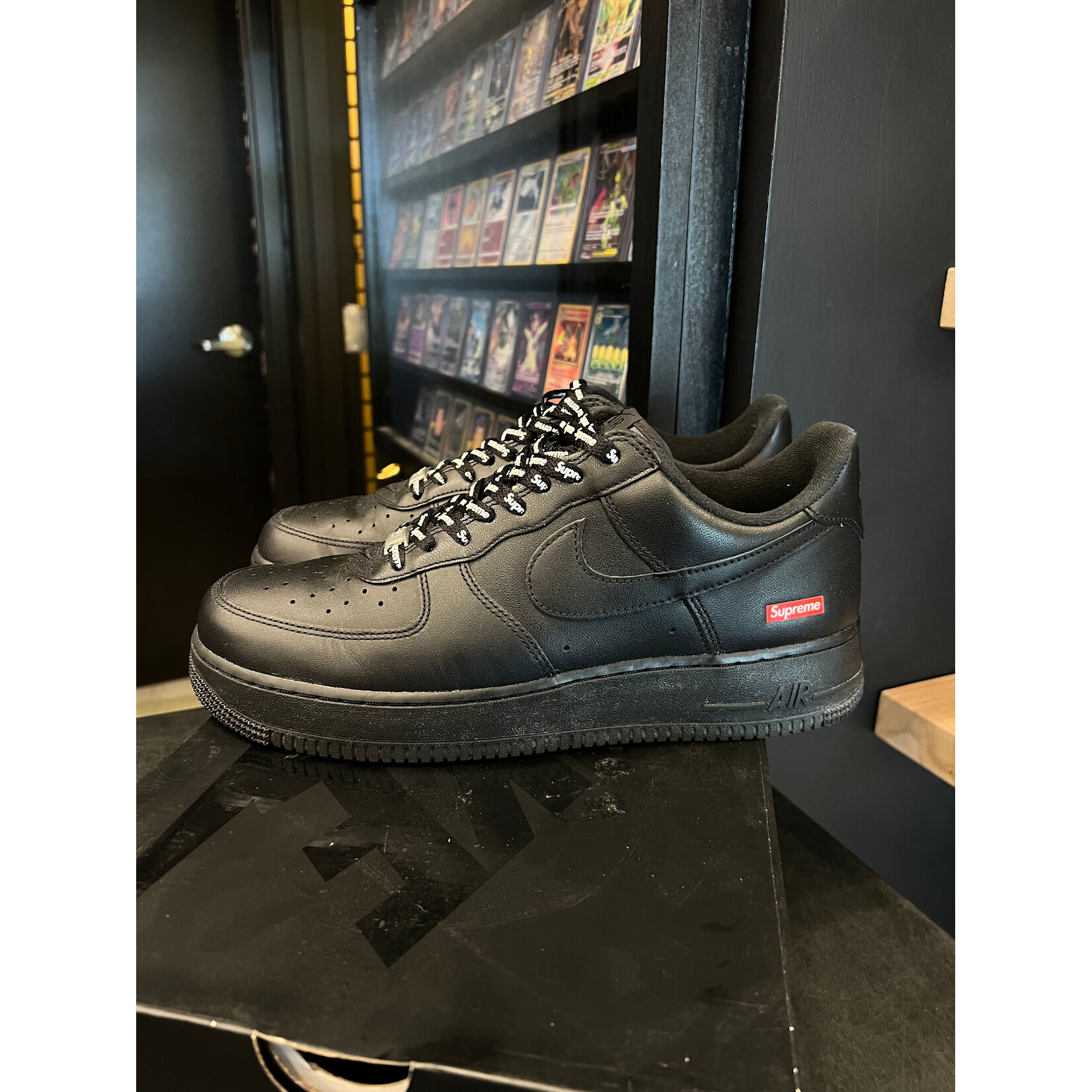 Nike Nike Air Force 1 Low Supreme Black Size 10, PREOWNED