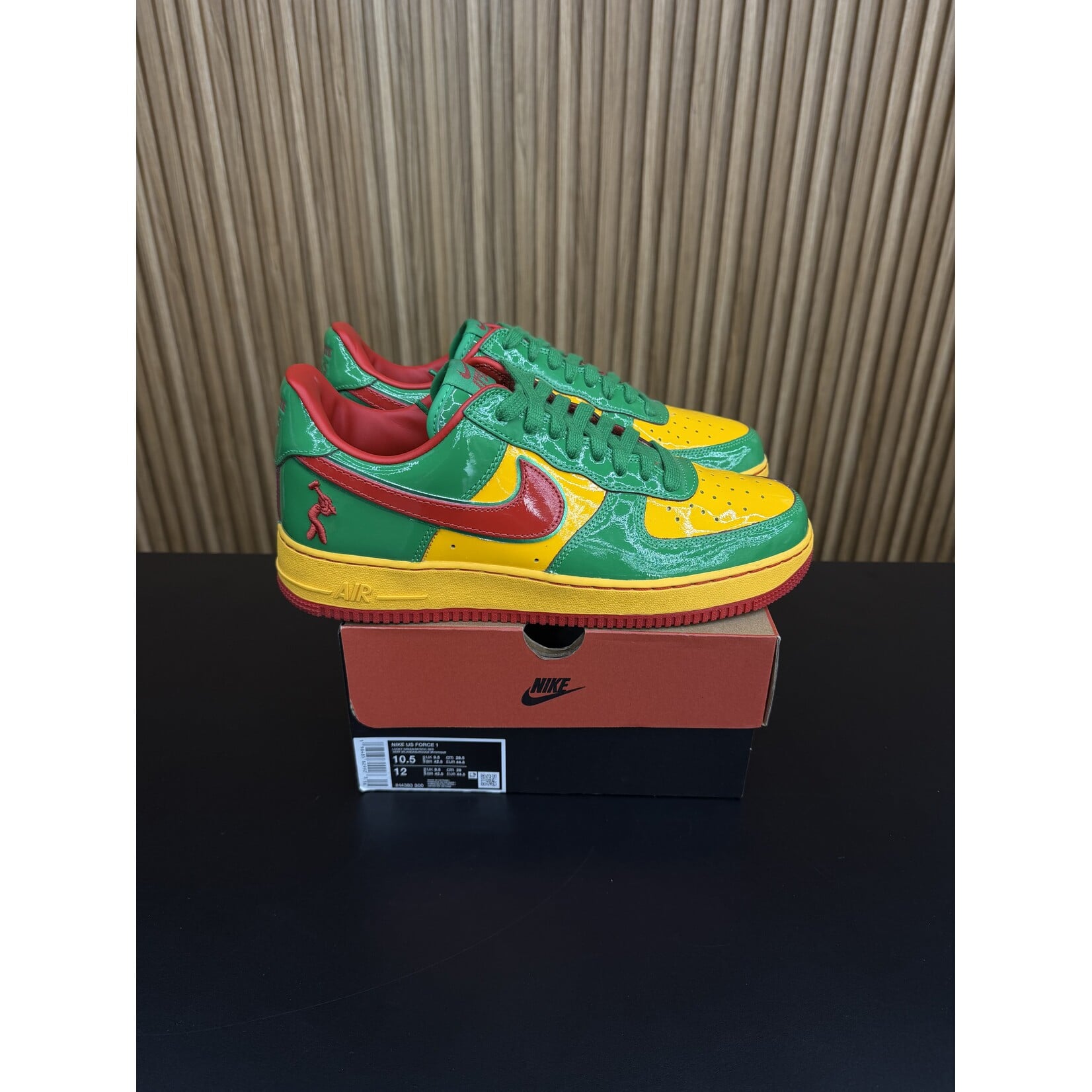 Nike Nike Air Force 1 Low Lil Yachty Concrete Boys Lucky Green Size 10.5, PREOWNED