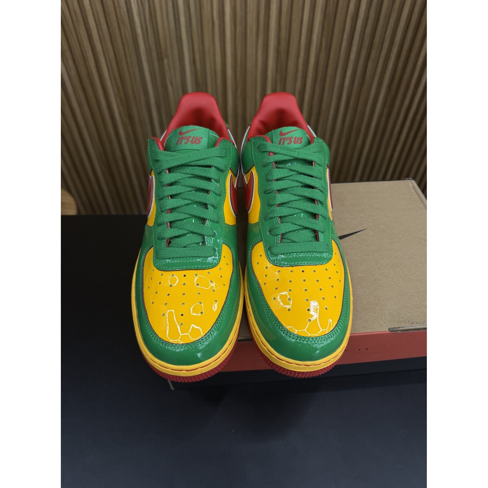 Nike Nike Air Force 1 Low Lil Yachty Concrete Boys Lucky Green Size 10.5, PREOWNED