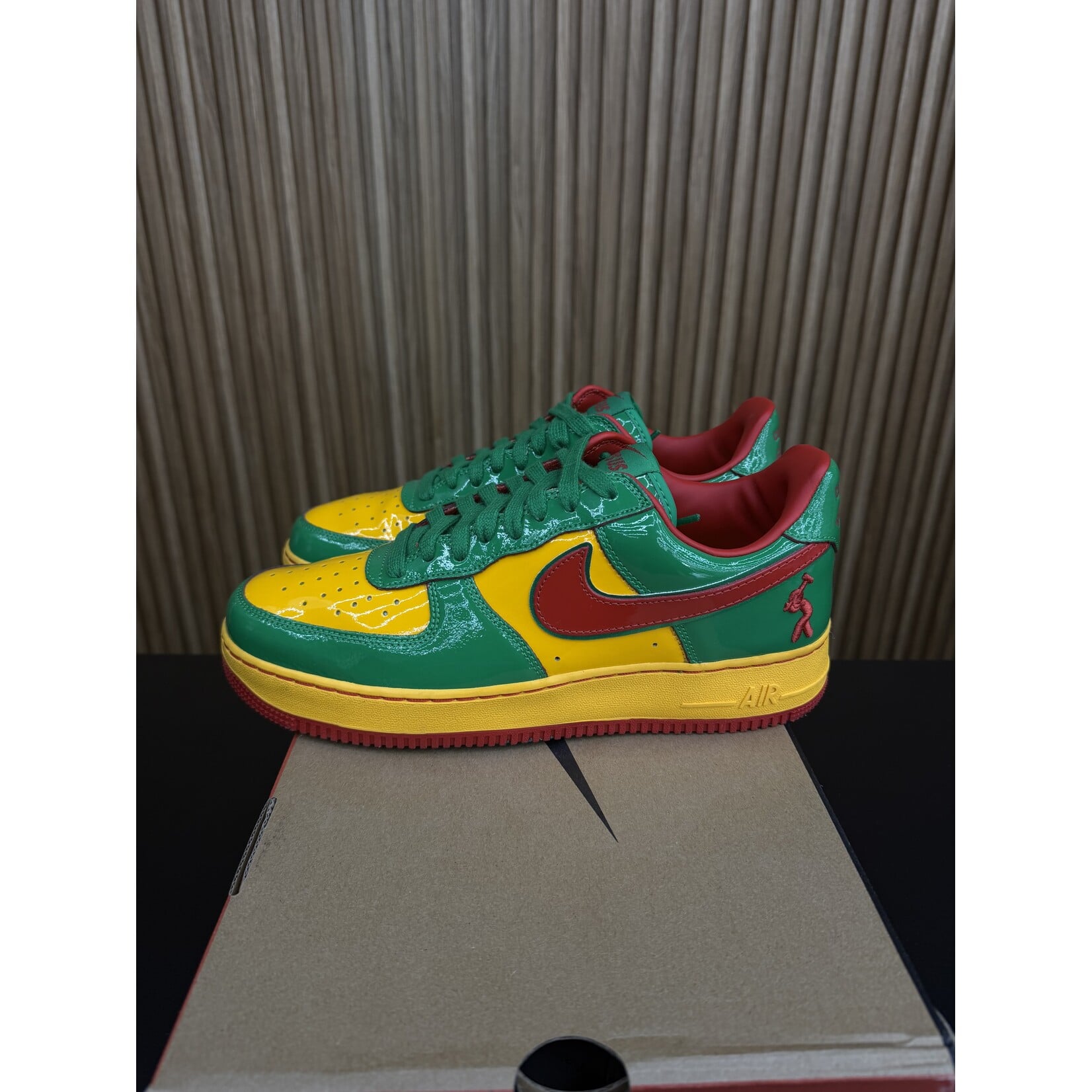 Nike Nike Air Force 1 Low Lil Yachty Concrete Boys Lucky Green Size 10.5, PREOWNED