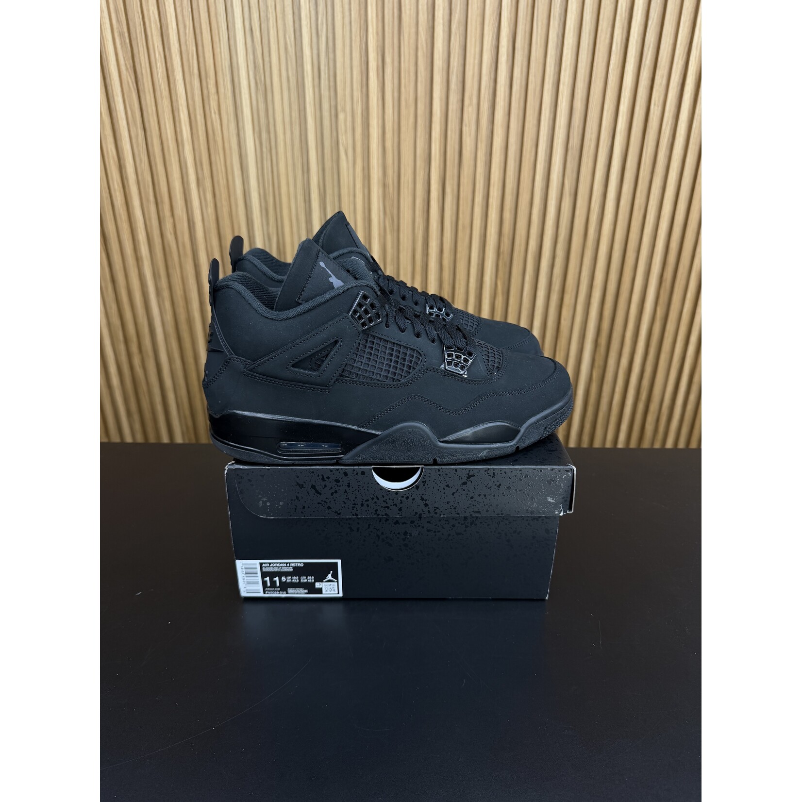 Jordan Jordan 4 Retro Black Cat (2025) Size 11.5, PREOWNED