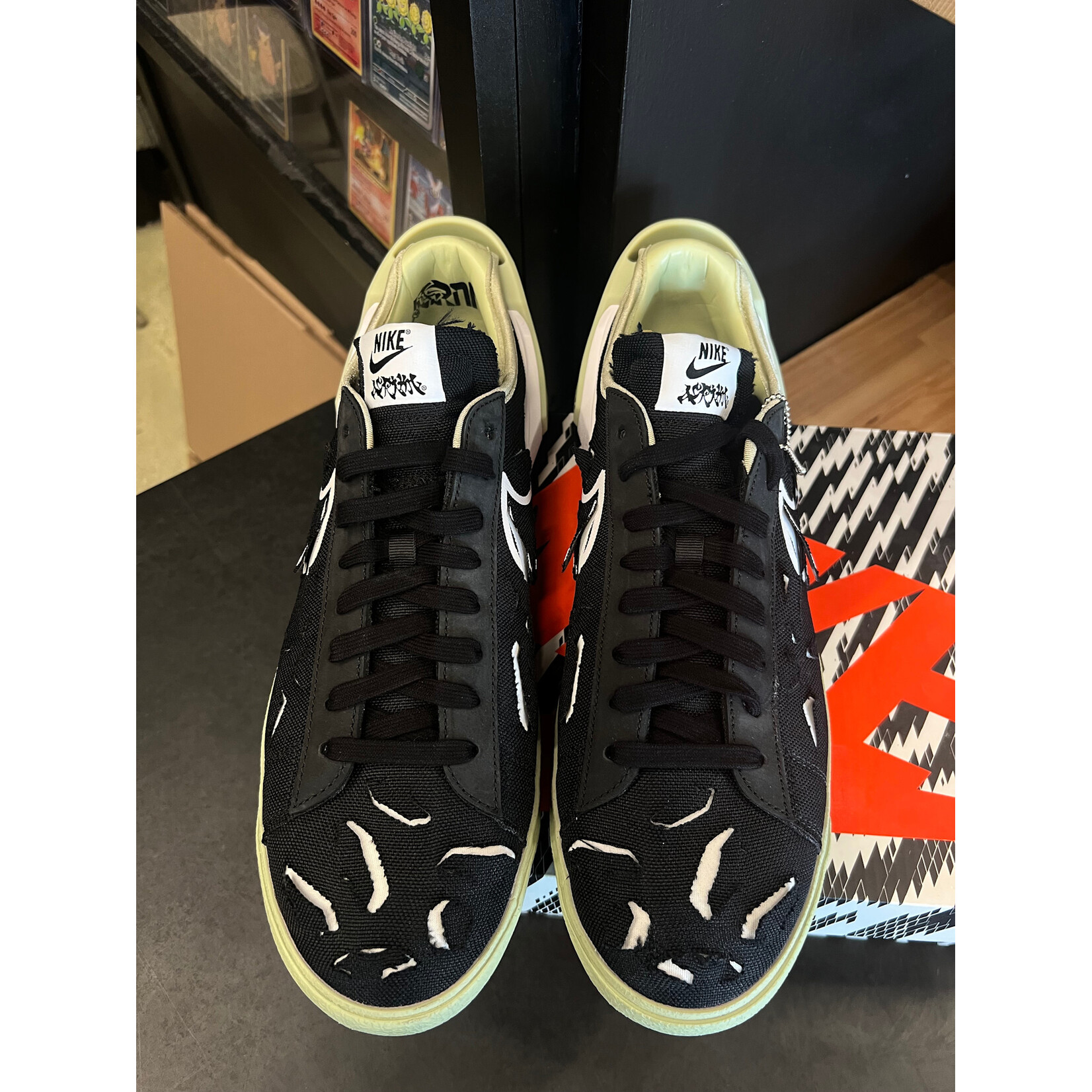 Nike Nike Blazer Low Acronym Black Olive Aura Size 11.5, PREOWNED