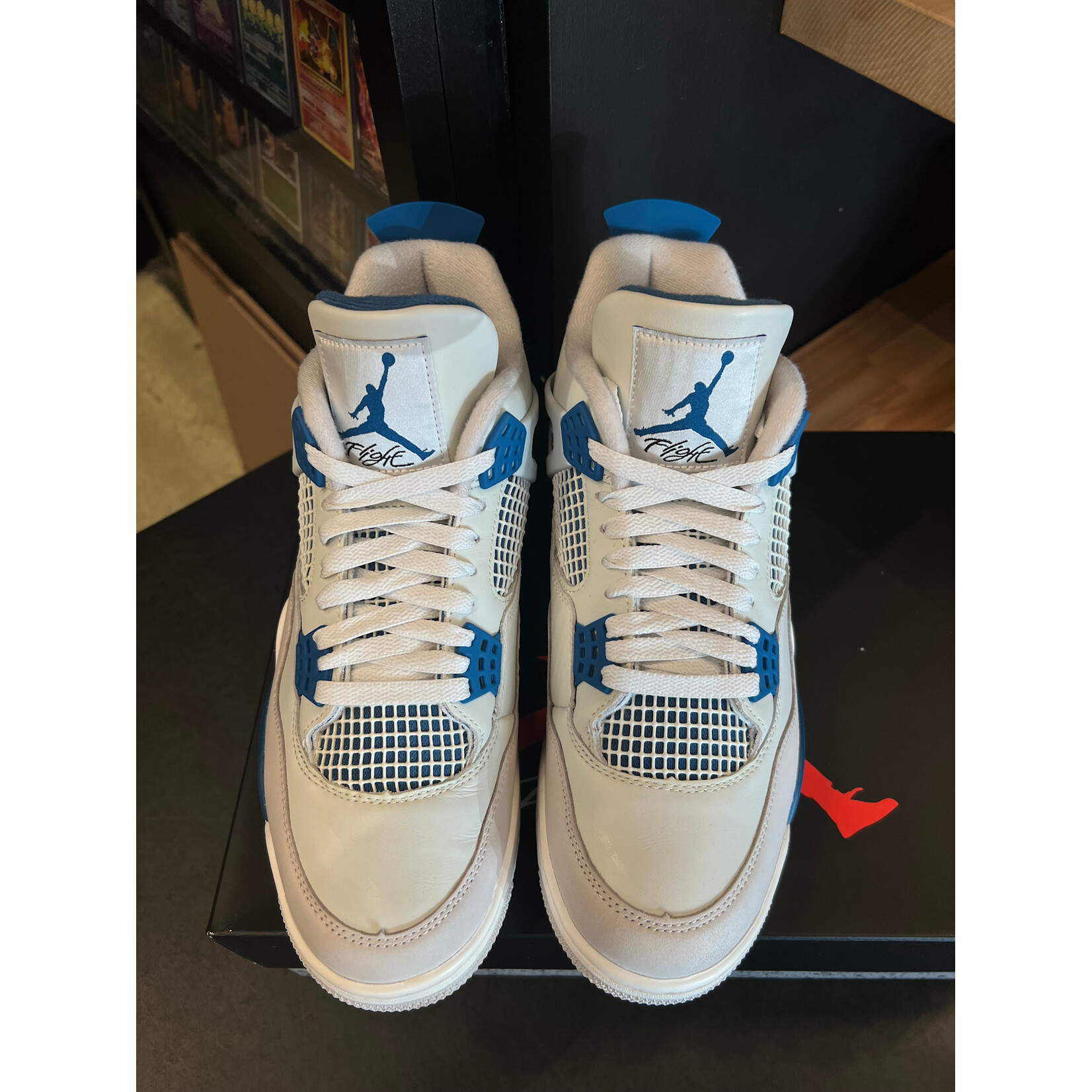 Jordan Jordan 4 Retro Military Blue (2024) Size 10, PREOWNED WORN ONCE
