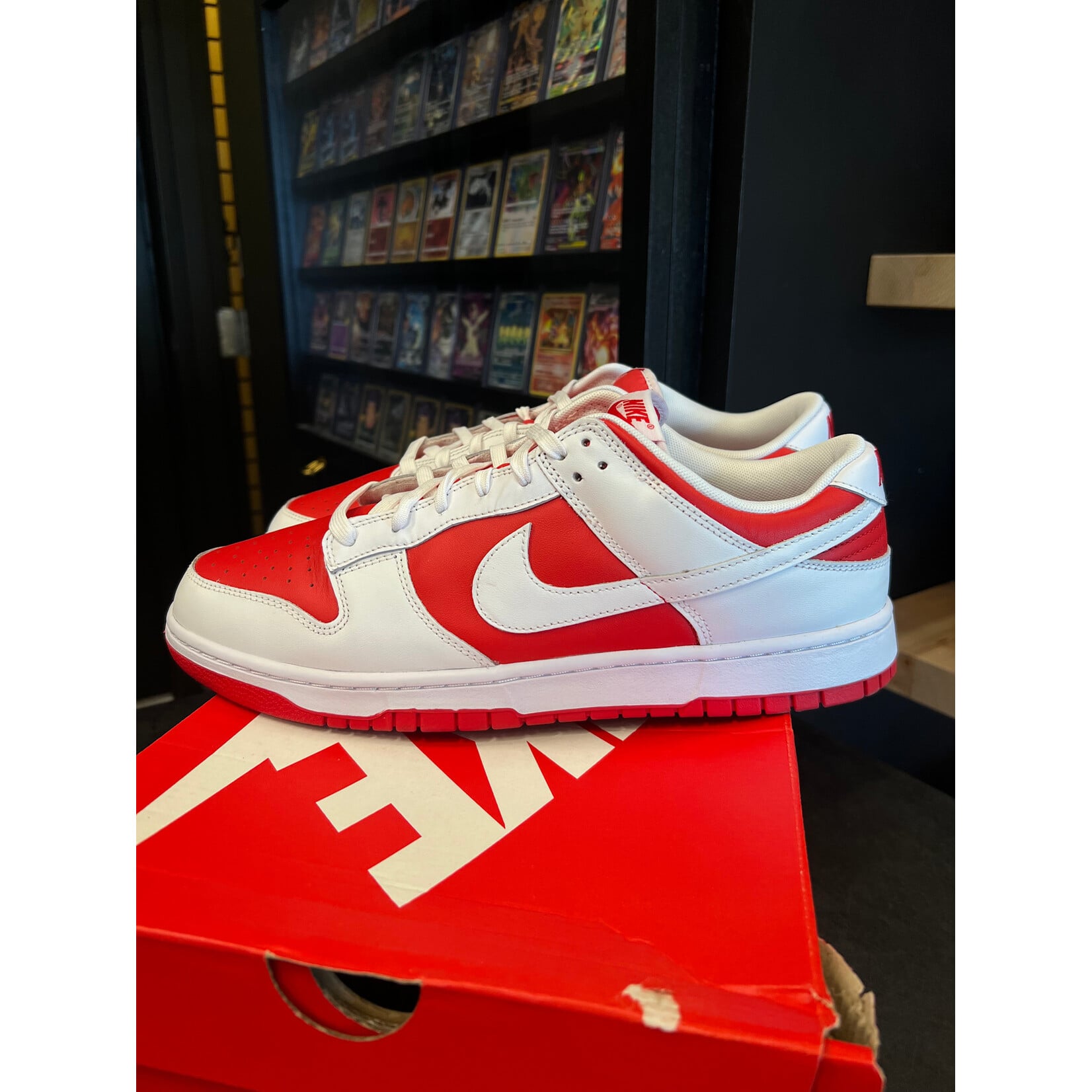 Nike Nike Dunk Low Championship Red Size 13, PREOWNED