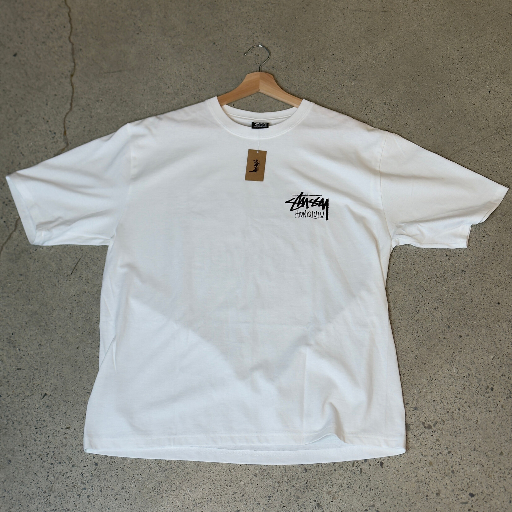 Stussy Stussy Chapter Tee Honolulu Tee White Size Large, DS BRAND NEW