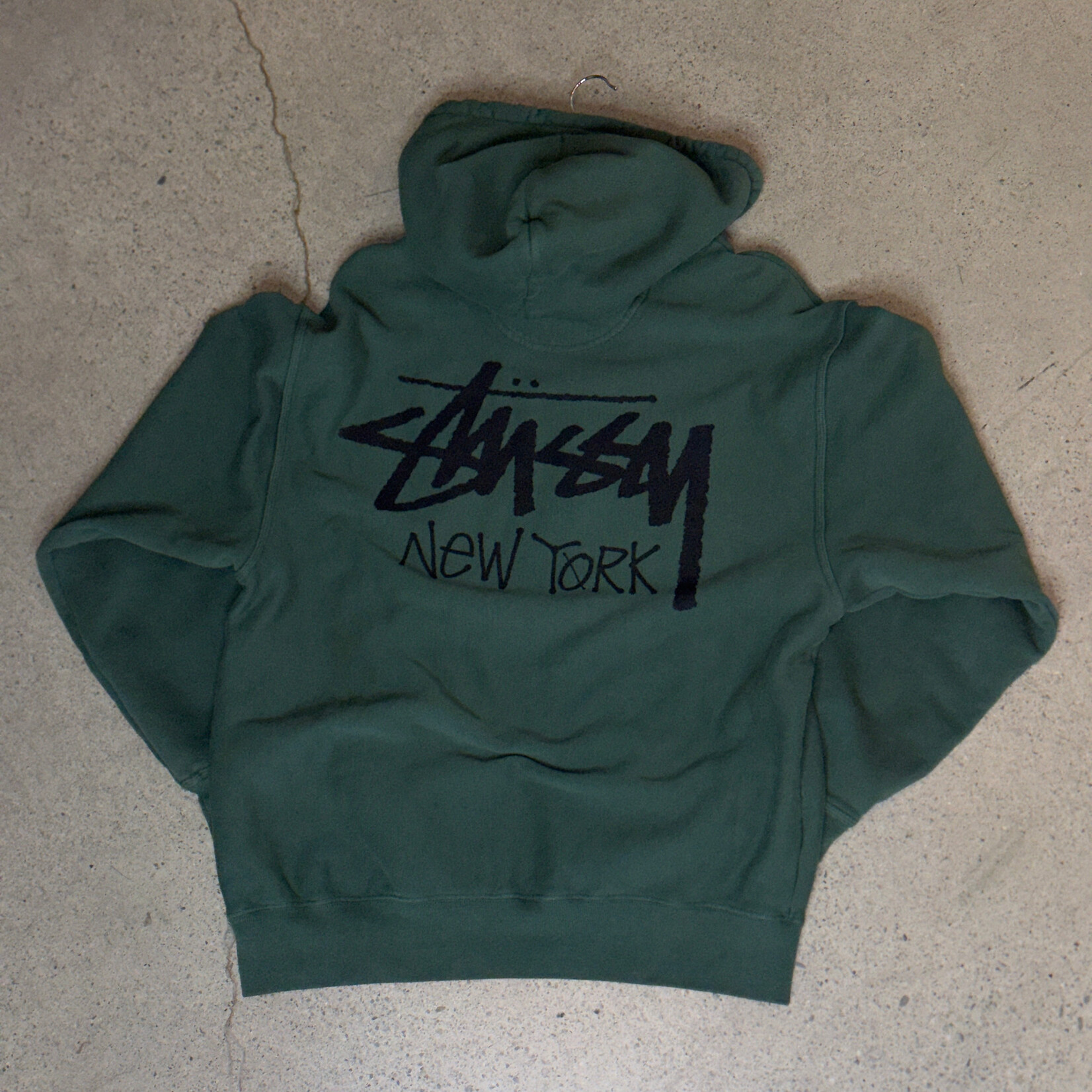 Stussy Stussy Chapter Hoodie New York Green  Size Large, DS BRAND NEW