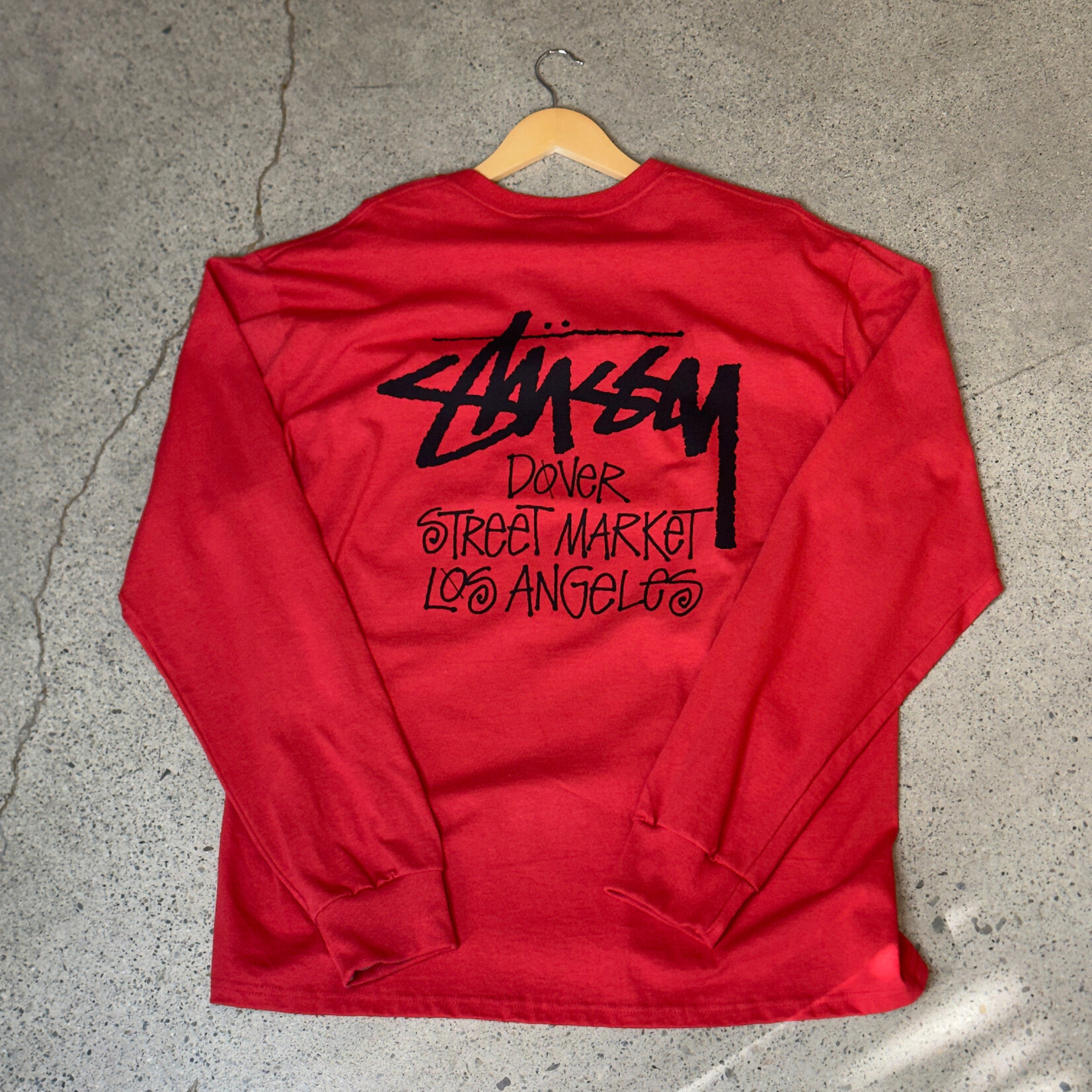 Stussy Stussy Chapter L/S Tee DSM Los Angeles Red Size XLarge, DS BRAND NEW