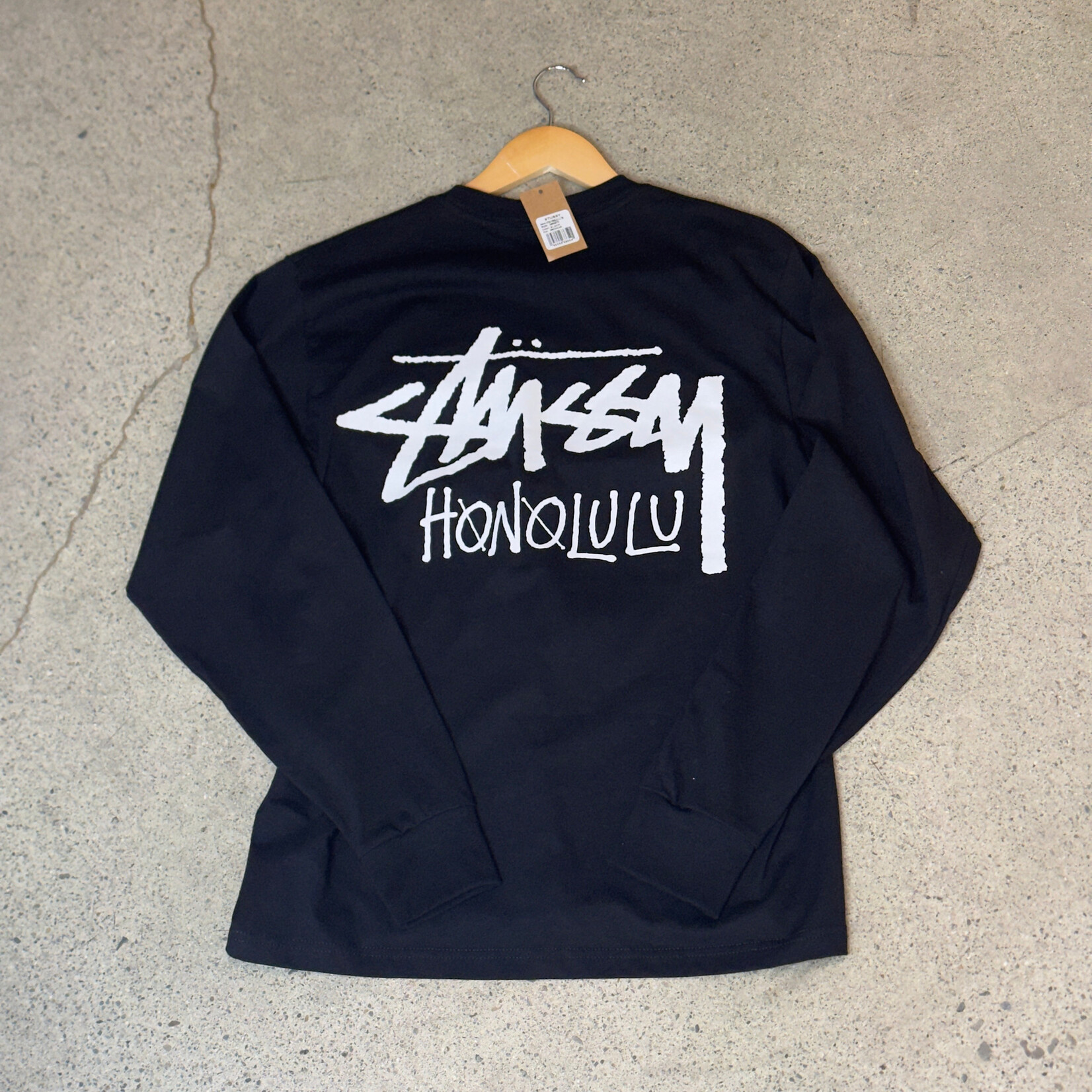 Stussy Stussy Chapter L/S Tee Honolulu Tee Black Size Medium, DS BRAND NEW