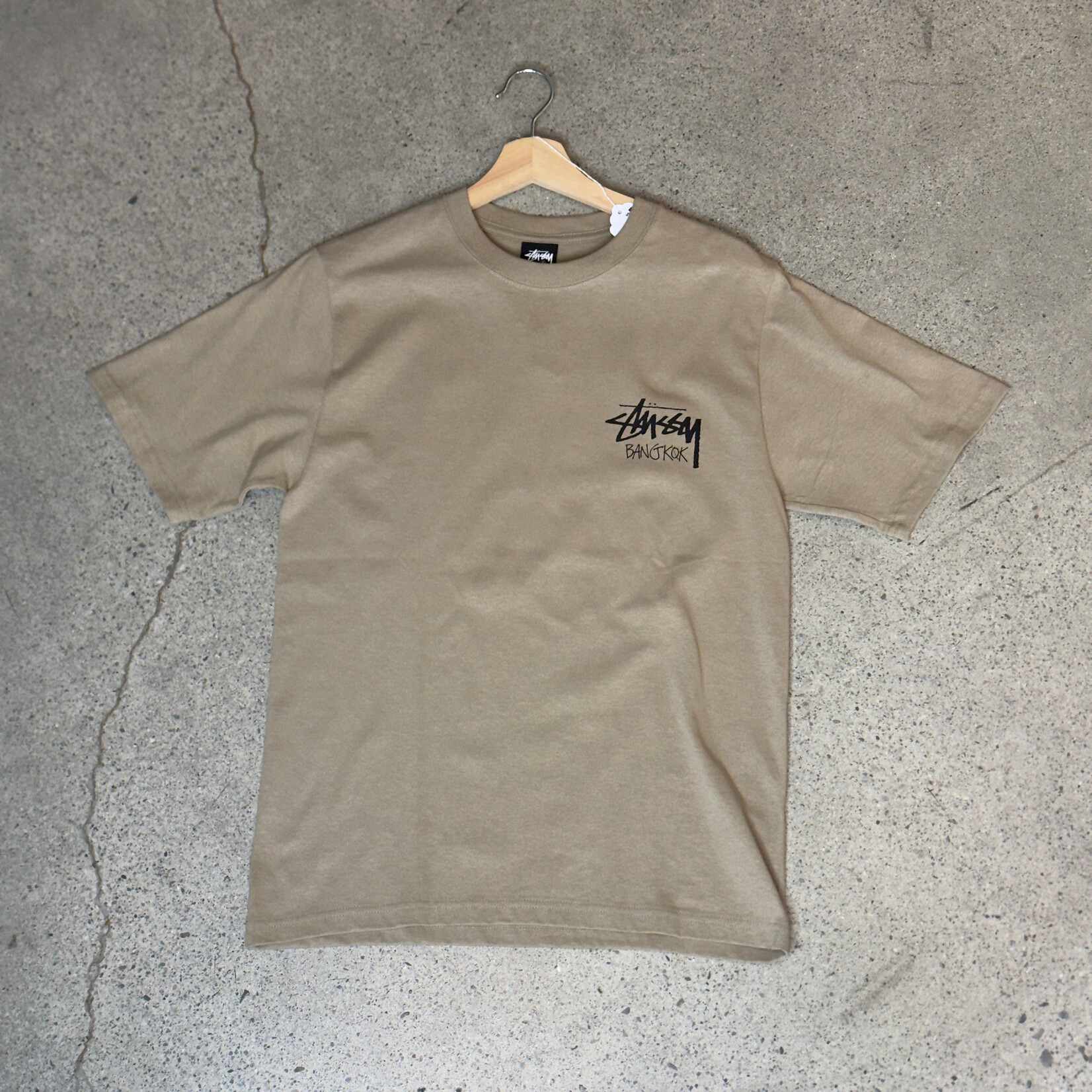 Stussy Stussy Chapter Tee Bangkok Khaki Size Small, DS BRAND NEW