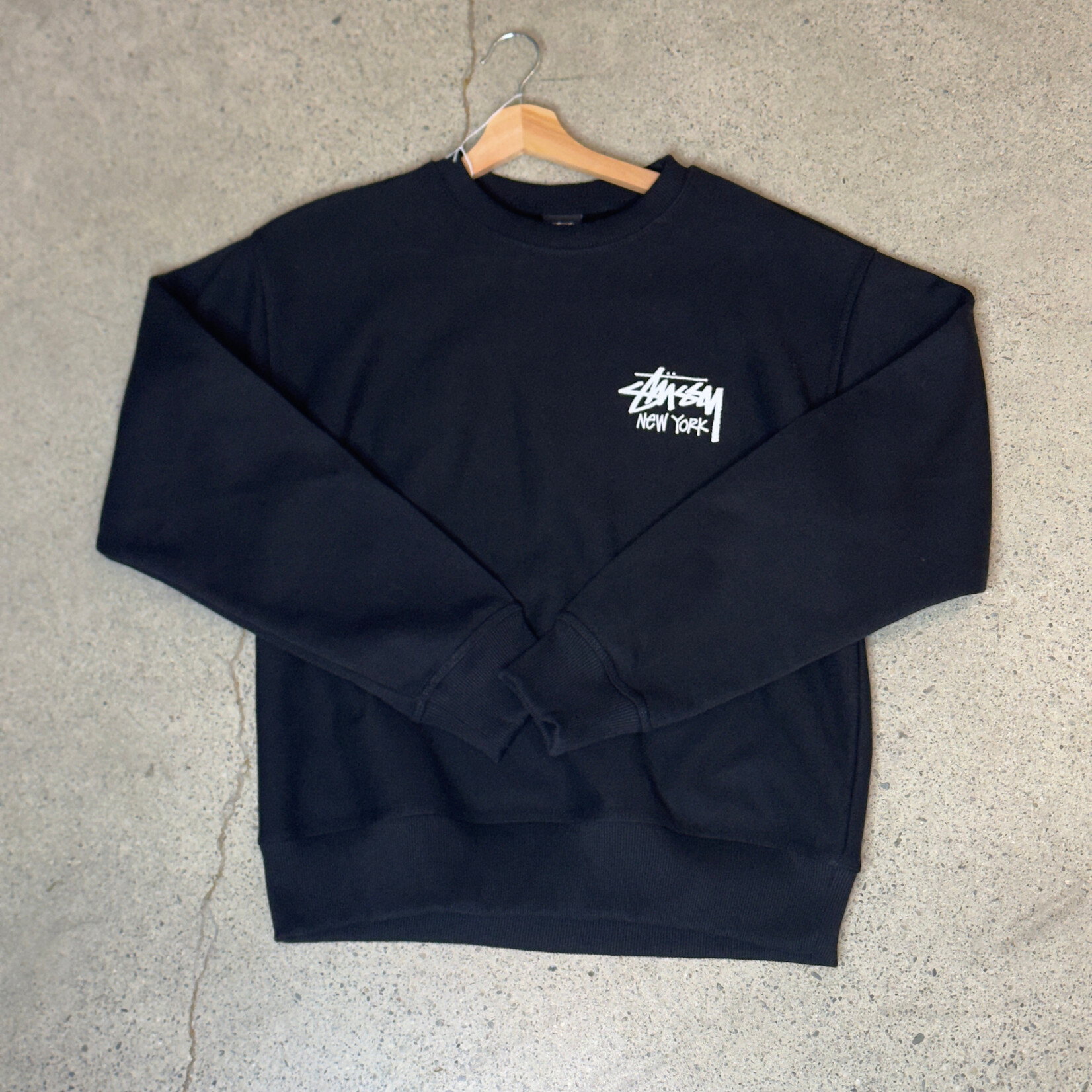 Stussy Stussy Chapter Crewneck New York Black Size Medium, DS BRAND NEW