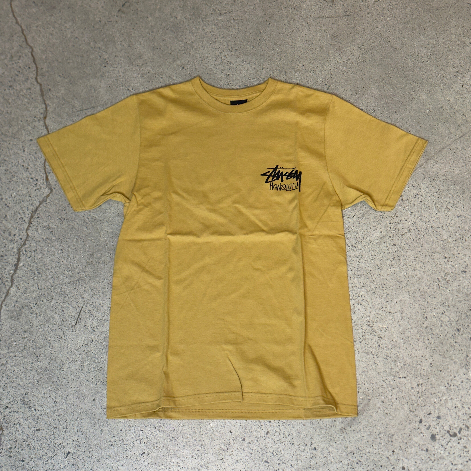 Stussy Stussy Chapter Tee Honolulu Khaki Size Small, DS BRAND NEW