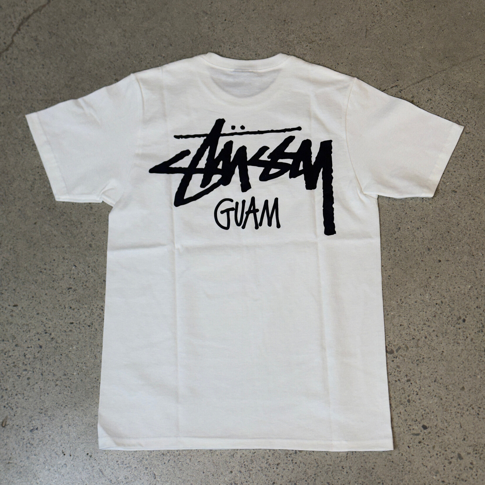 Stussy Stussy Chapter Tee Guam White  Size Small, DS BRAND NEW