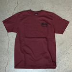 Stussy Stussy Chapter Tee Honolulu Burgundy Size Medium, DS BRAND NEW