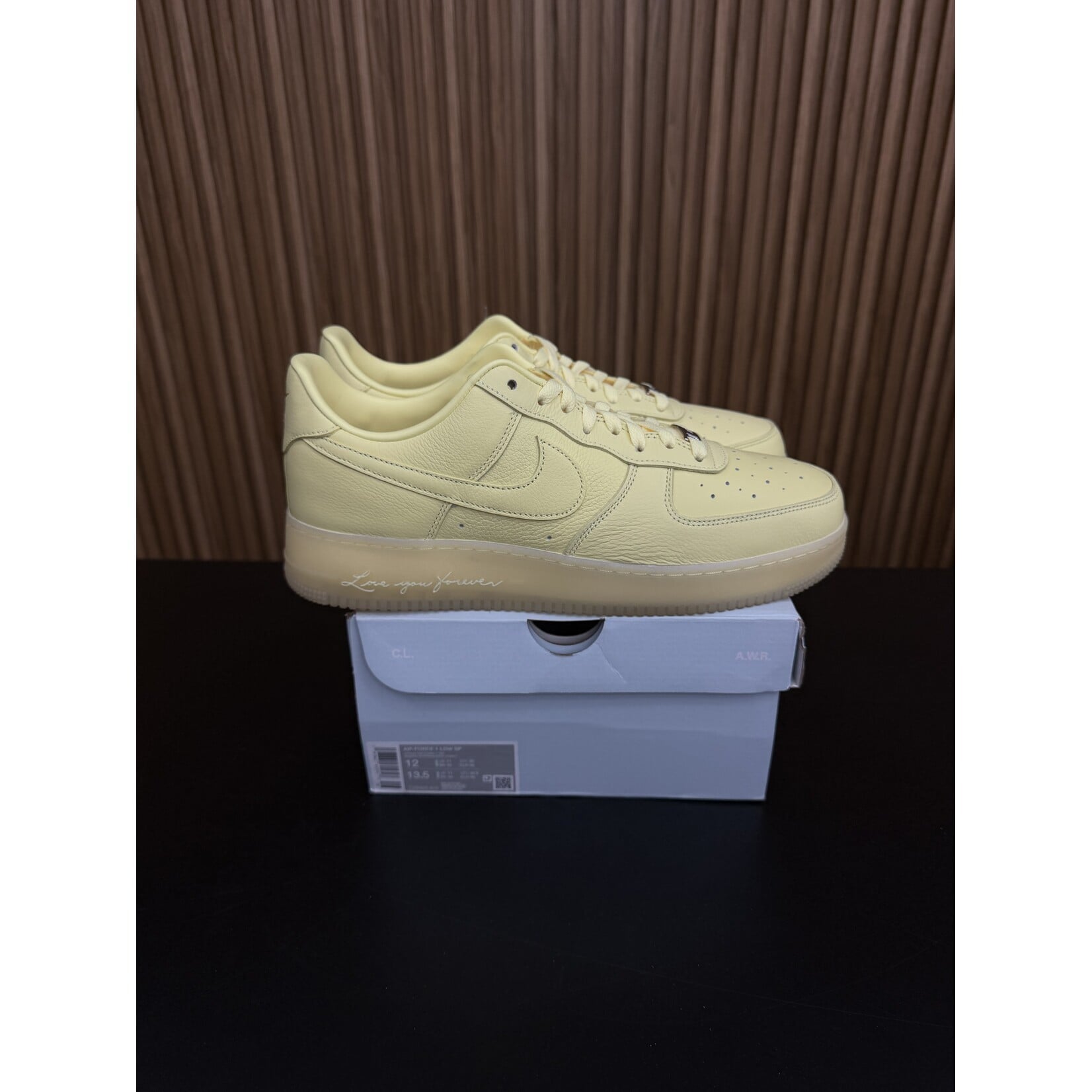 Nike Nike Air Force 1 Low Drake NOCTA Certified Lover Boy Citron Tint Size 12, PREOWNED