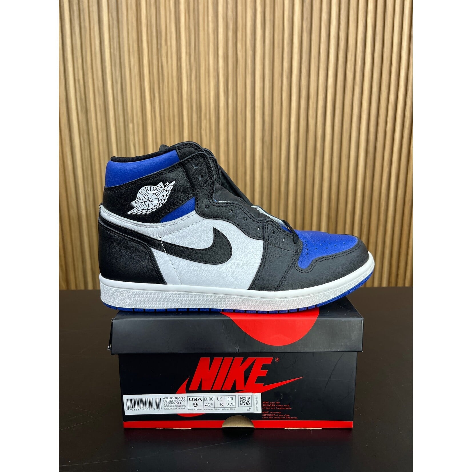 Jordan Jordan 1 Retro High Royal Toe Size 9, PREOWNED