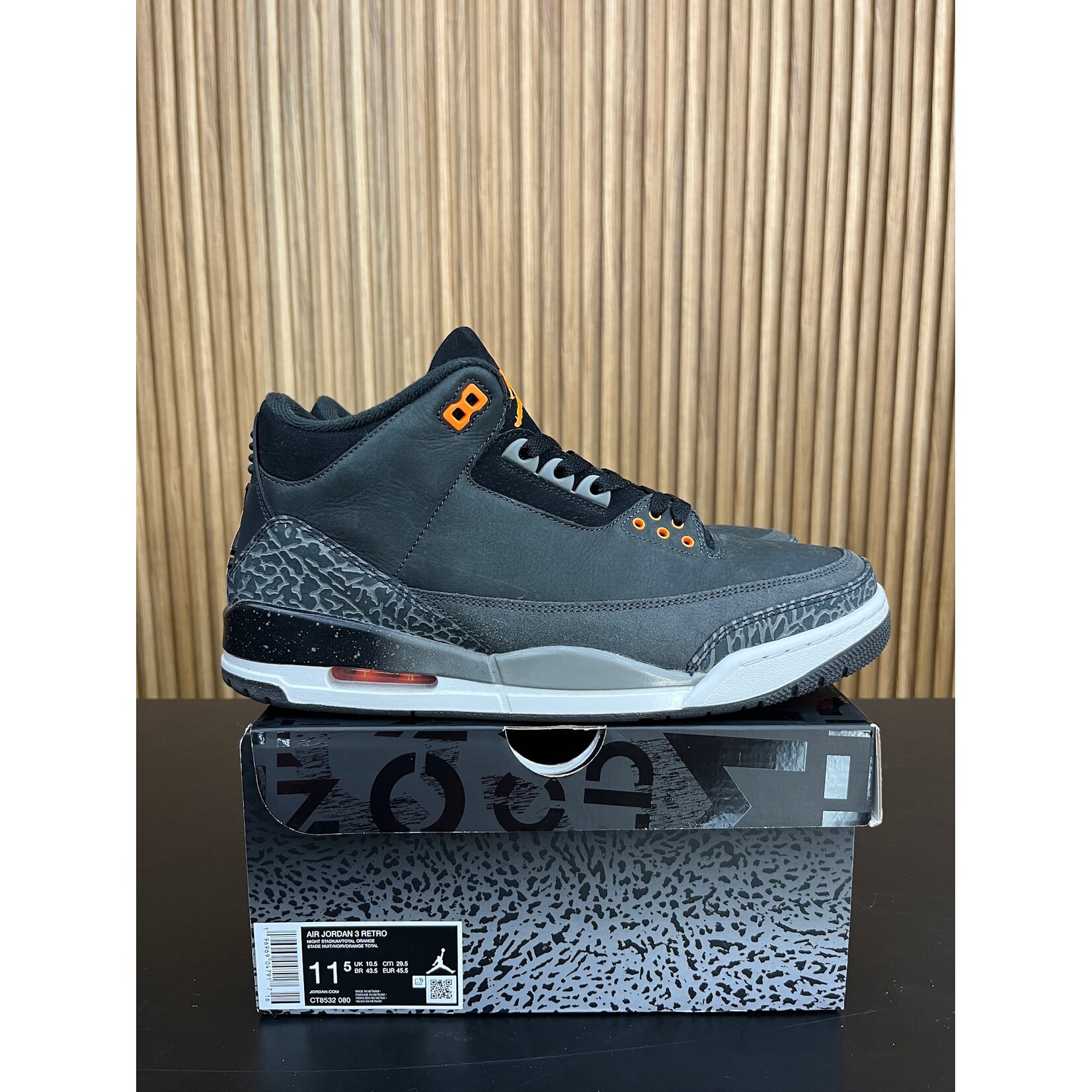 Jordan Jordan 3 Retro Fear Pack (2023) Size 11.5, PREOWNED