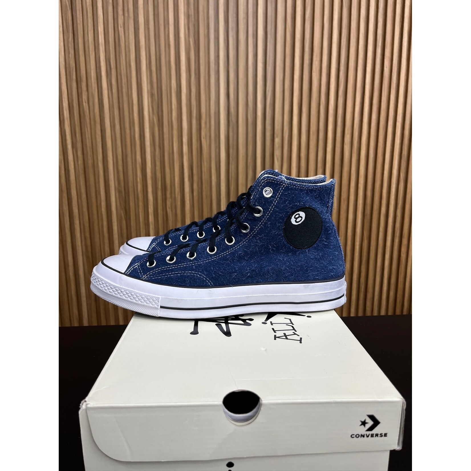 Converse Converse Chuck Taylor All Star 70 Hi Stussy 8-Ball Size 10.5, PREOWNED
