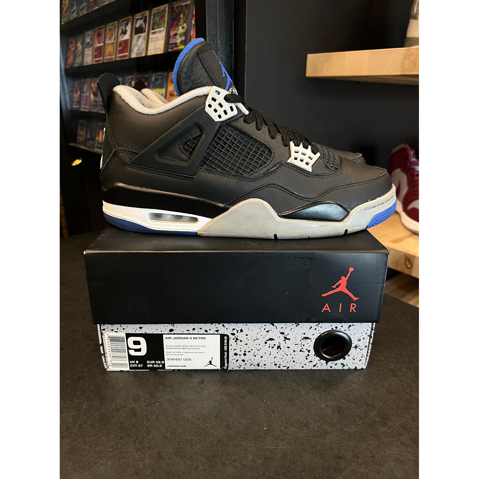 Jordan Jordan 4 Retro Motorsports Alternate Size 9, PREOWNED